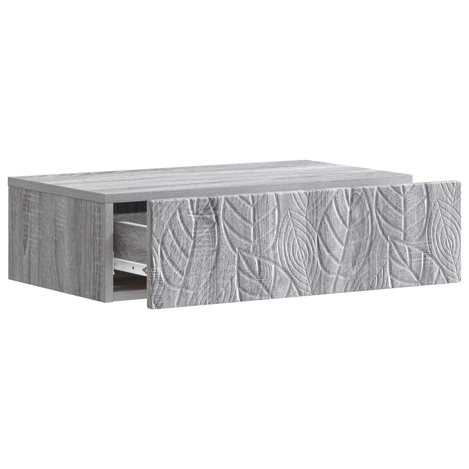 Stolna montirana na zid Siva Sonoma 59 x 34,5 x 17 cm