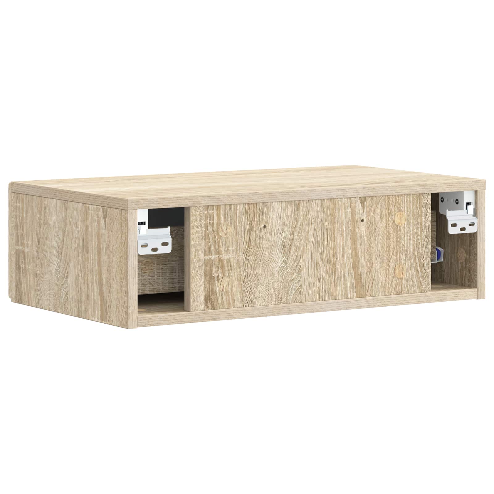 Stolna montirana na zid Hrast sonoma 87,5 x 34,5 x 17 cm