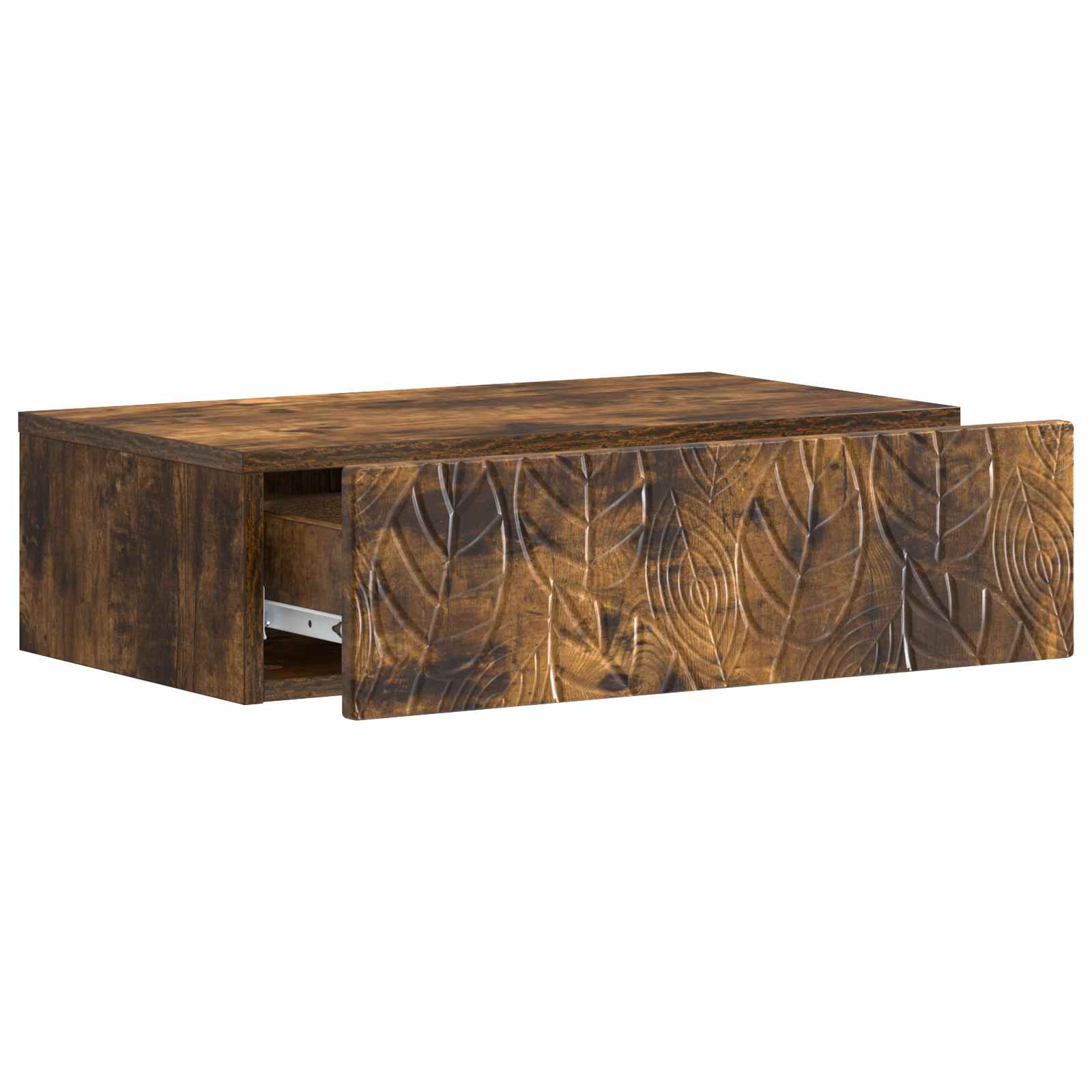 Stolna montirana na zid Dimljeni hrast 87,5 x 34,5 x 17 cm