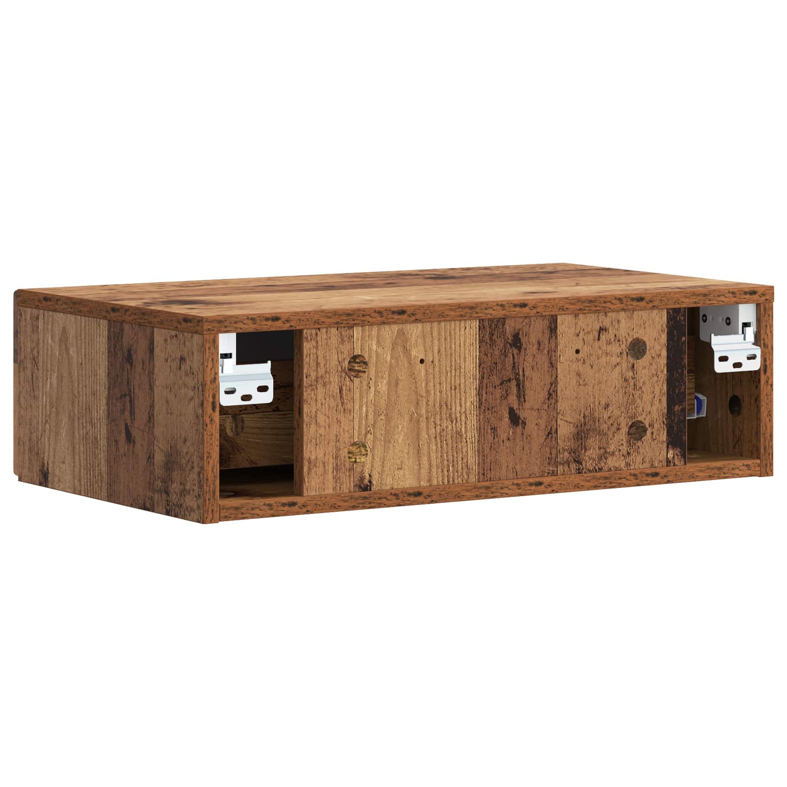 Stolna montirana na zid Staro drvo 87,5 x 34,5 x 17 cm