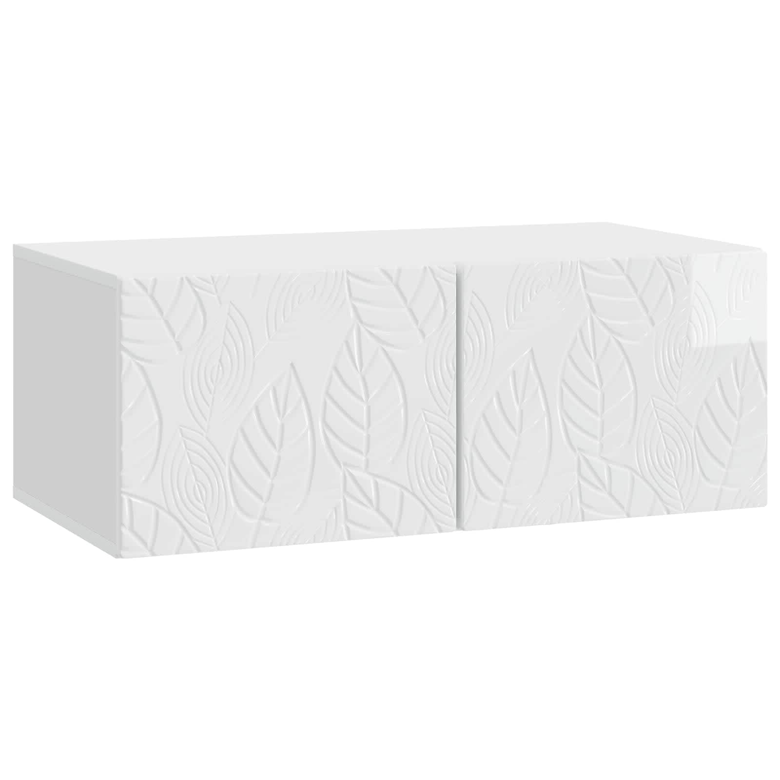 TV ormar za zid 59,5 x 41 x 30 cm Bijela visokog sjaja