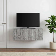TV ormar za zid 59,5 x 41 x 30 cm Siva Sonoma Konstruirano drvo