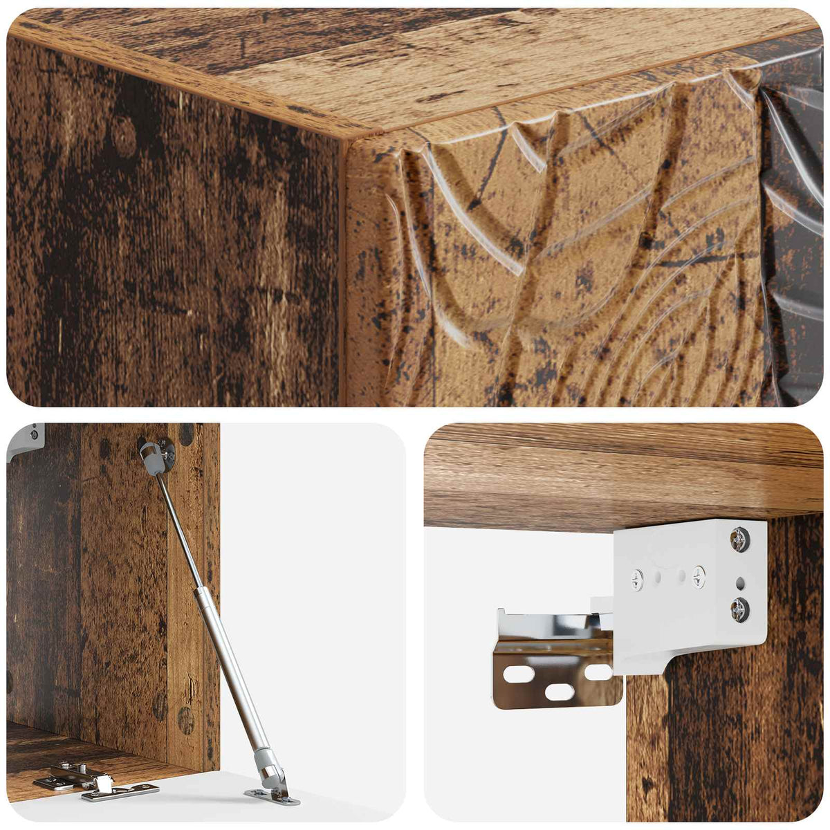 TV ormar za zid 59,5 x 41 x 30 cm Staro drvo Konstruirano drvo