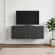 TV ormar za zid 78,5 x 41 x 30 cm Crna Konstruirano drvo Zidne