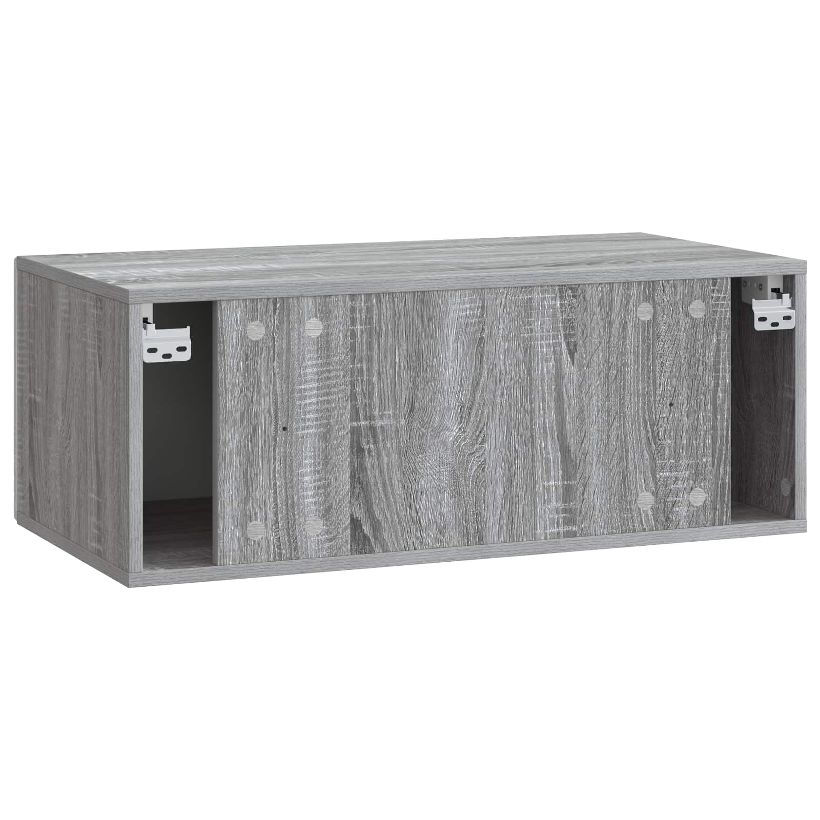 TV ormar za zid 98 x 41 x 30 cm Siva Sonoma Konstruirano drvo
