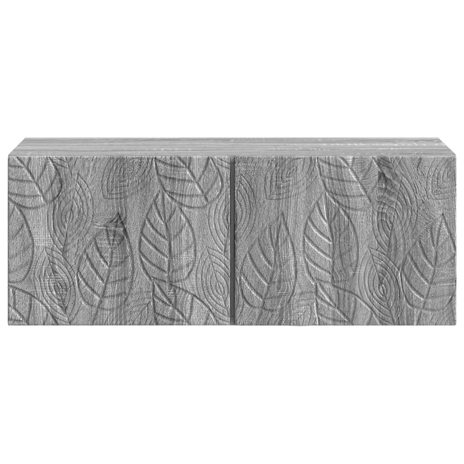 TV ormar za zid 98 x 41 x 30 cm Siva Sonoma Konstruirano drvo