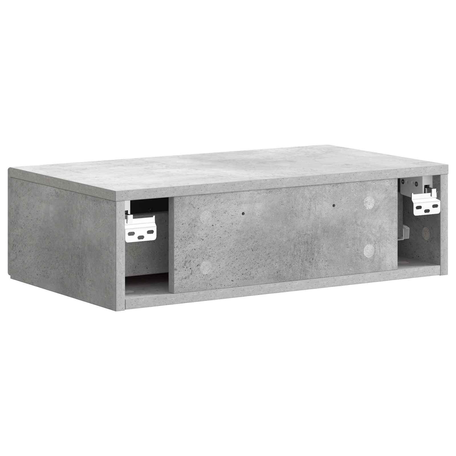 Stolna montirana na zid Betonska siva 59 x 34,5 x 17 cm