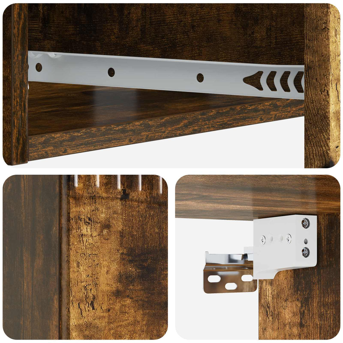 Stolna montirana na zid 59 x 34,5 x 17 cm Konstruirano drvo