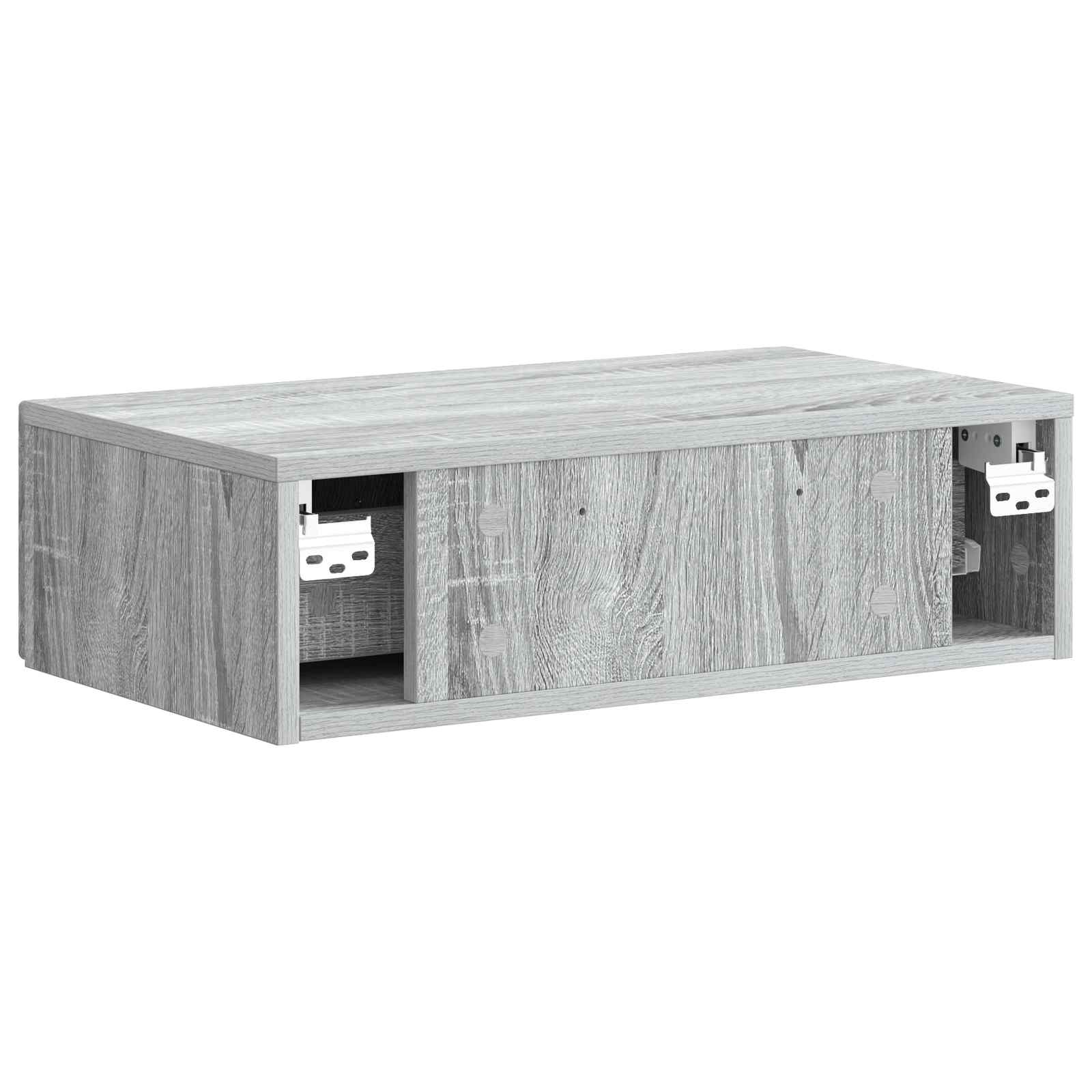 Stolna montirana na zid Siva sonoma 59 x 34,5 x 17 cm
