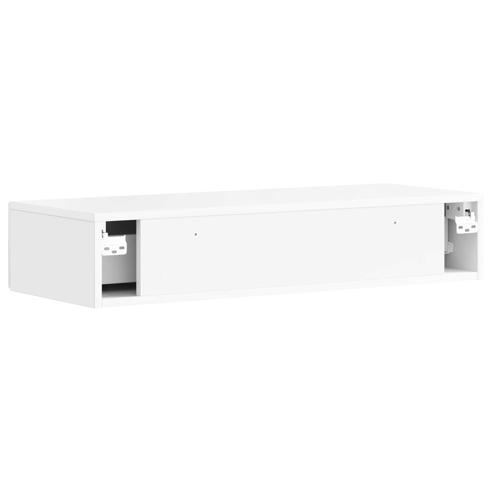 Stolna montirana na zid Bijela 87,5 x 34,5 x 17 cm