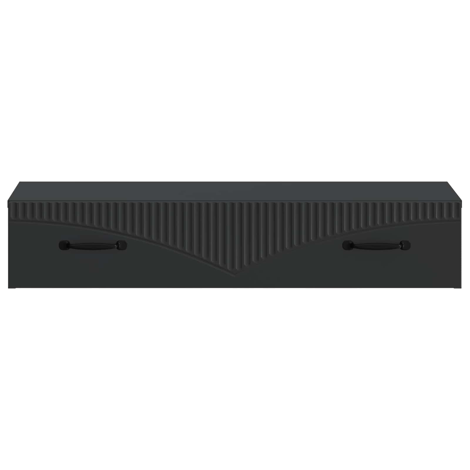 Stolna montirana na zid Crna 87,5 x 34,5 x 17 cm