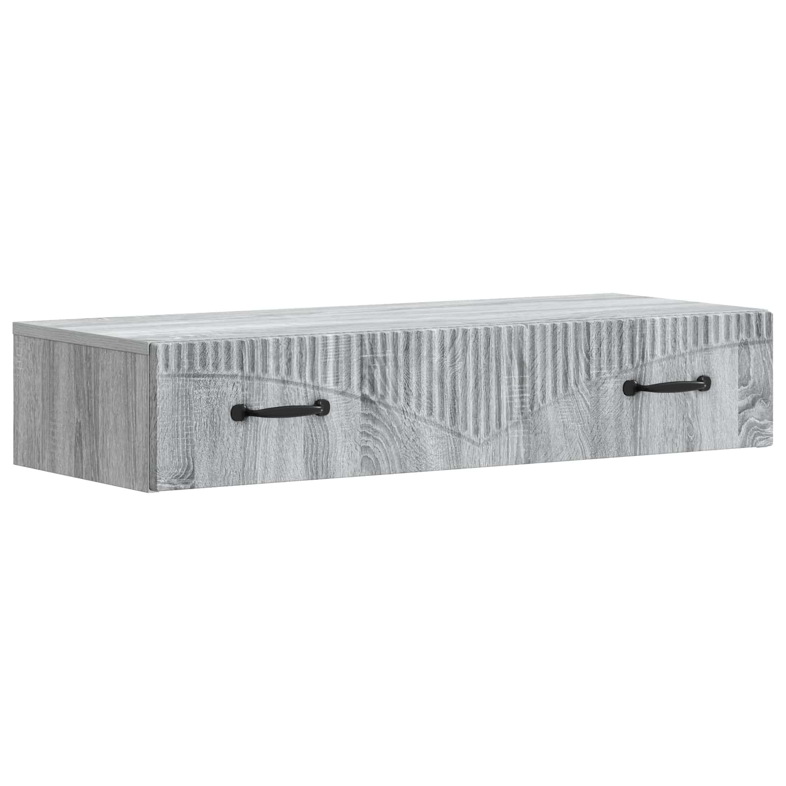 Stolna montirana na zid Siva sonoma 87,5 x 34,5 x 17 cm