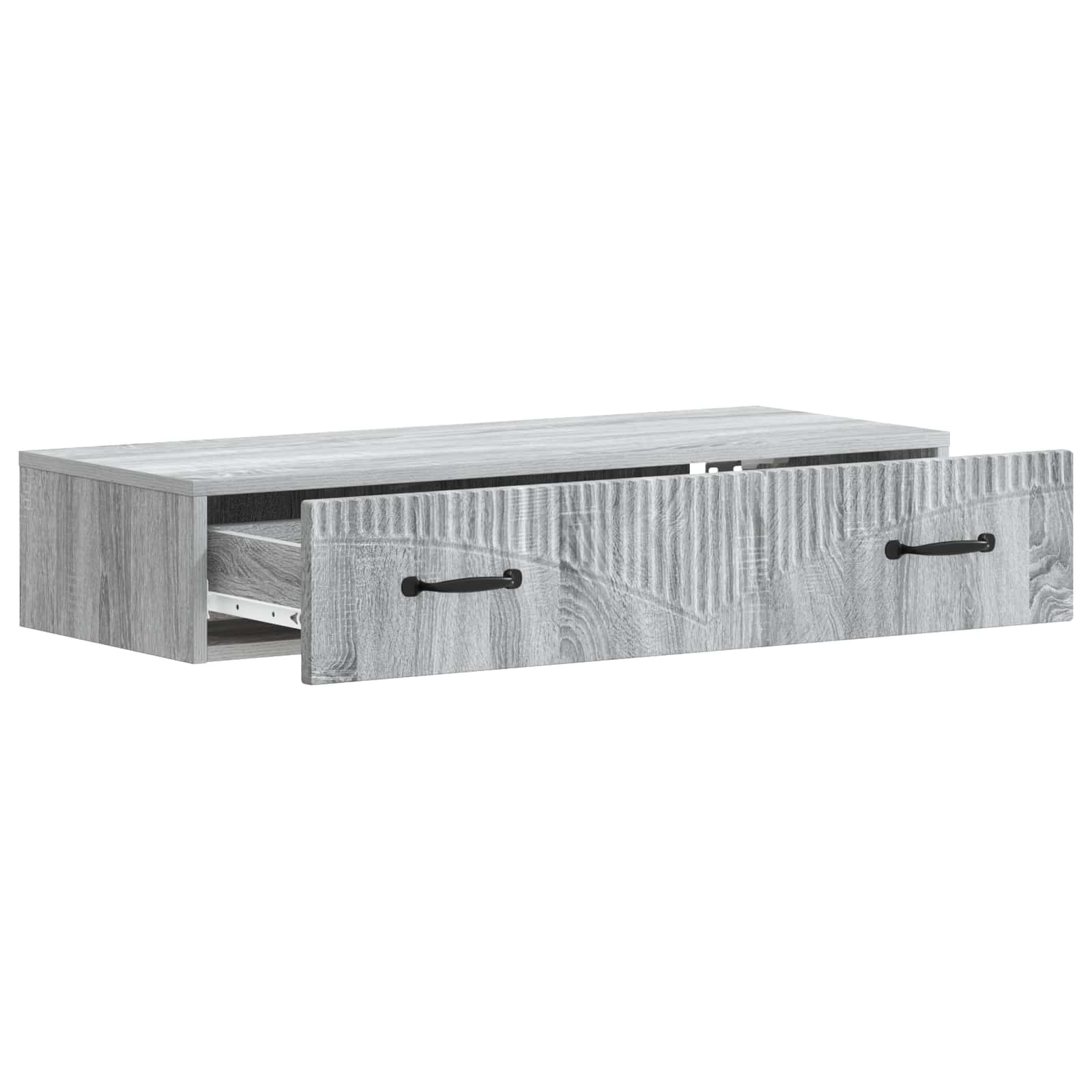 Stolna montirana na zid Siva sonoma 87,5 x 34,5 x 17 cm