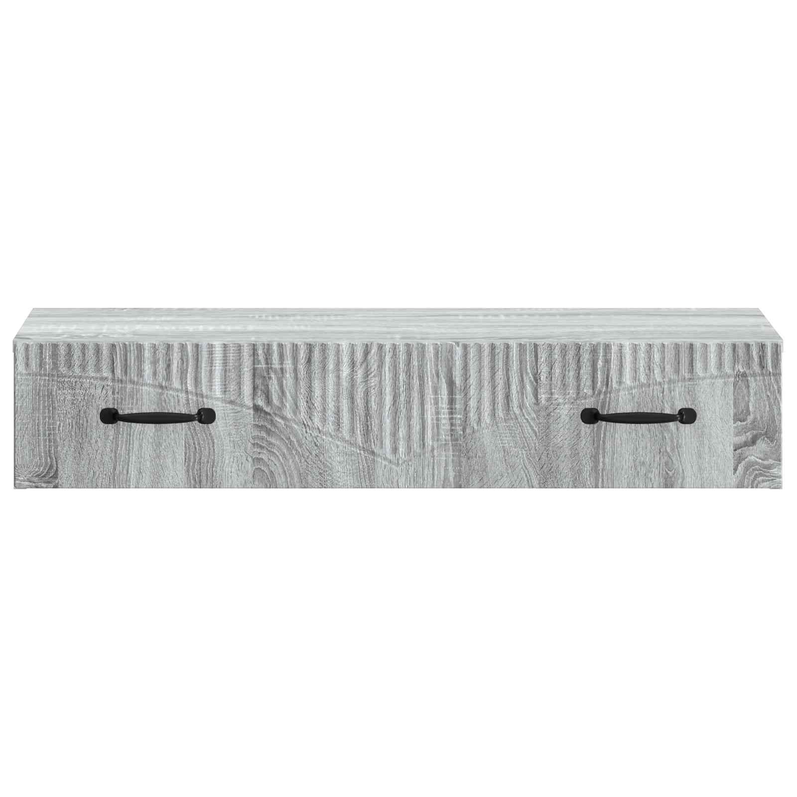 Stolna montirana na zid Siva sonoma 87,5 x 34,5 x 17 cm