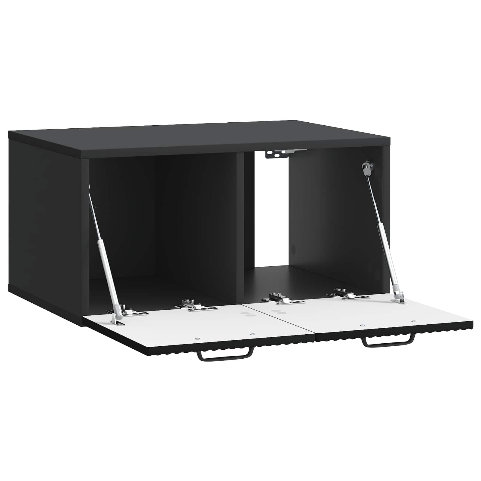 TV ormar za zid Zidne Crna 59,5 x 41 x 30 cm Konstruirano drvo