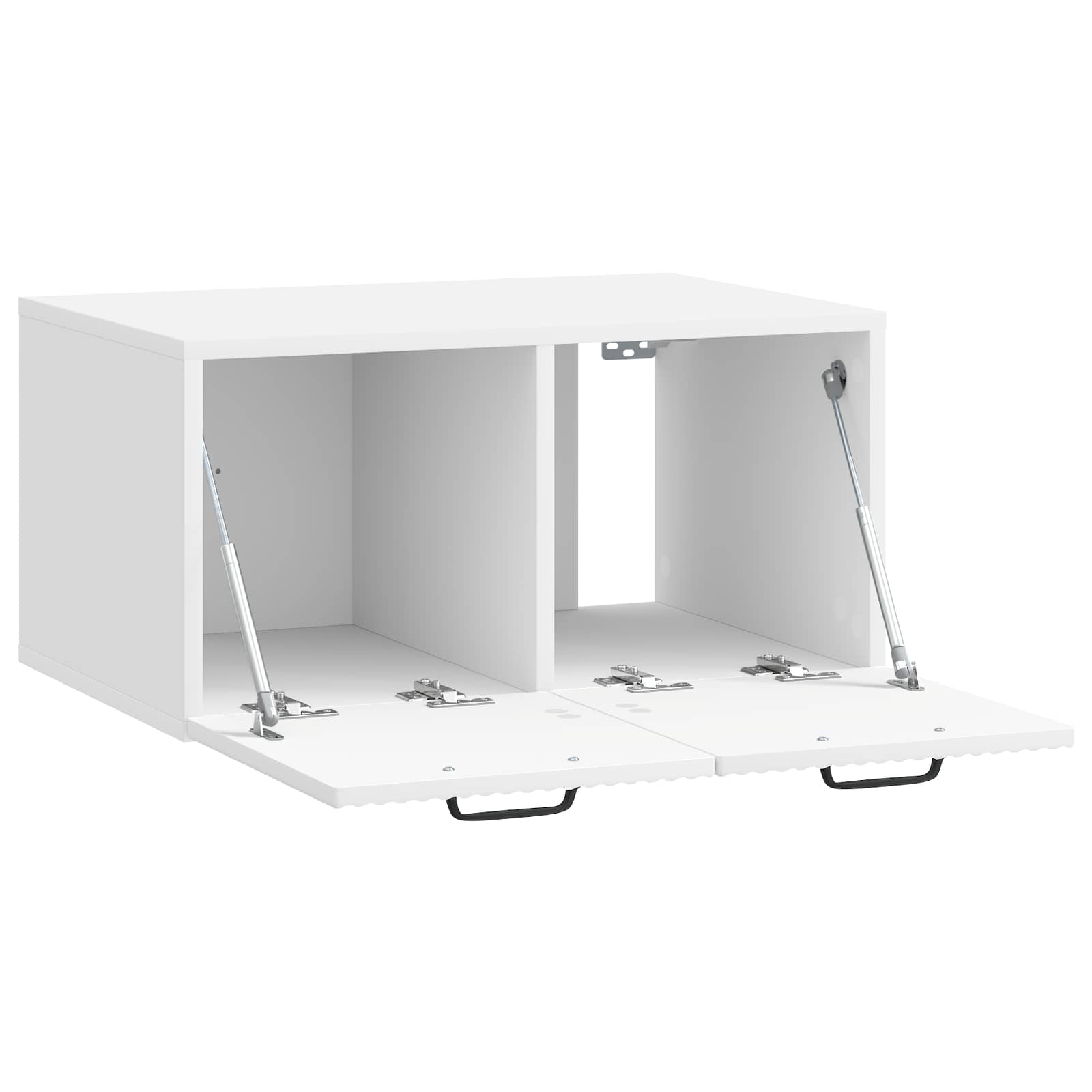 TV ormar za zid Zidne Bijela visokog sjaja 59,5 x 41 x 30 cm
