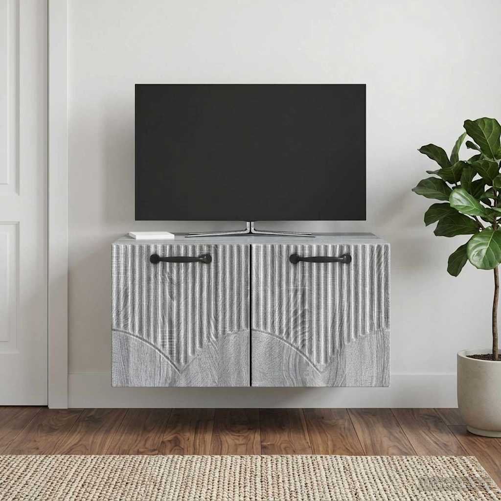 TV ormar za zid Siva sonoma 59,5 x 41 x 30 cm Konstruirano drvo