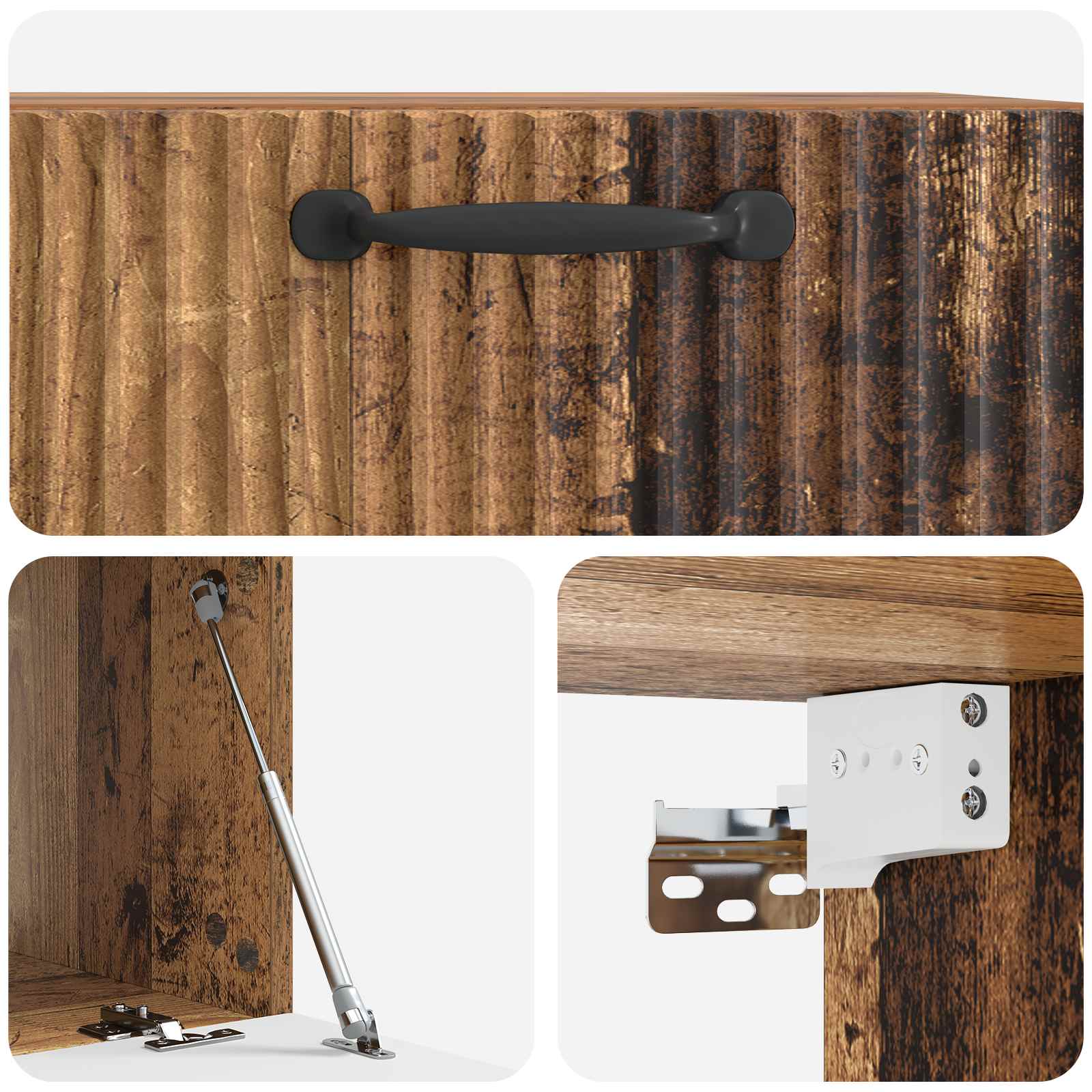 TV ormar za zid Staro drvo 59,5 x 41 x 30 cm Konstruirano drvo