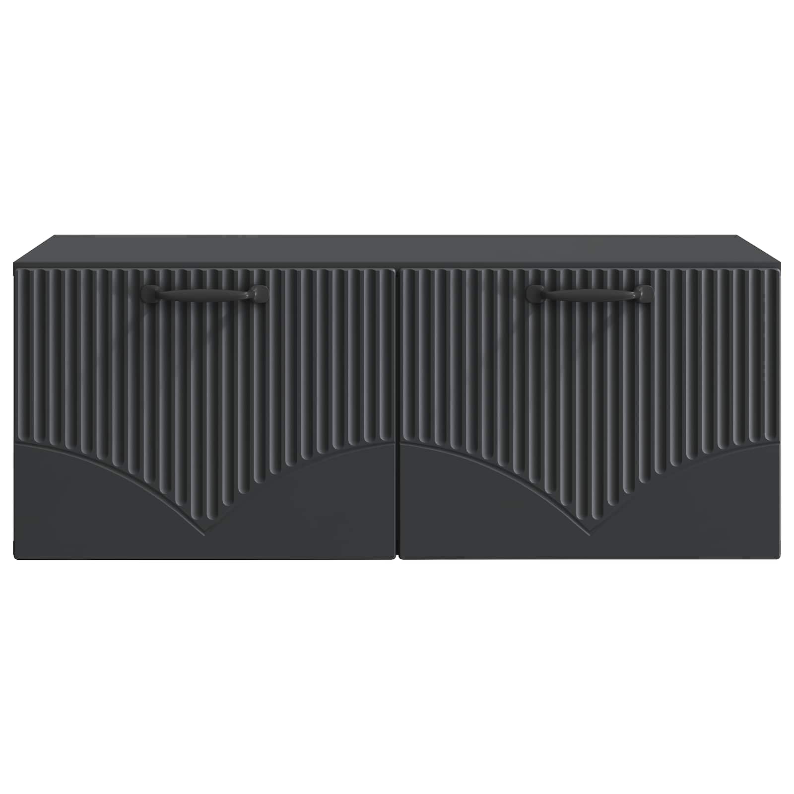 TV ormar za zid Zidne Crna 78,5 x 41 x 30 cm Konstruirano drvo