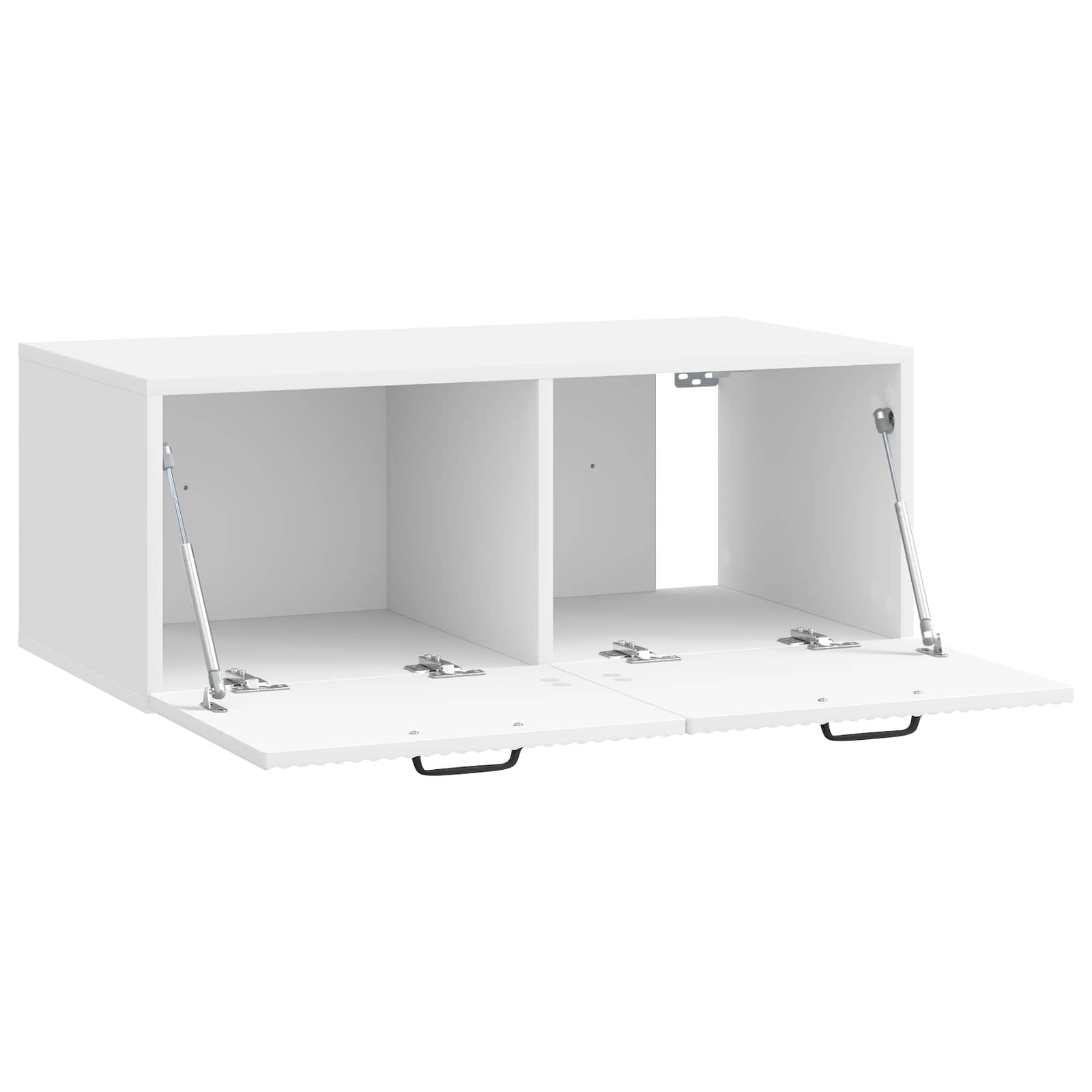 TV ormar za zid Zidne Bijela visokog sjaja 78,5 x 41 x 30 cm