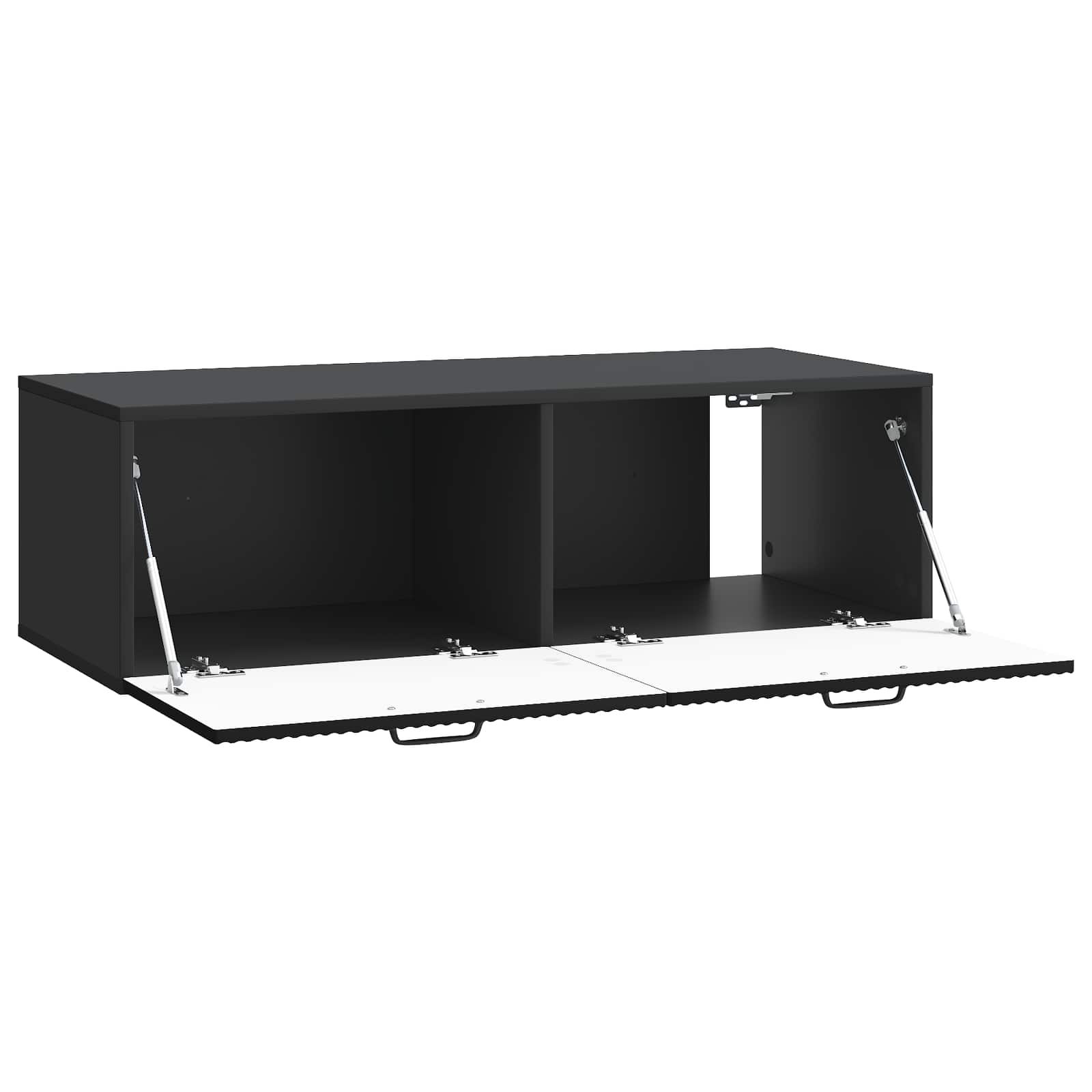 TV ormar za zid Zidne Crna 98 x 41 x 30 cm Konstruirano drvo