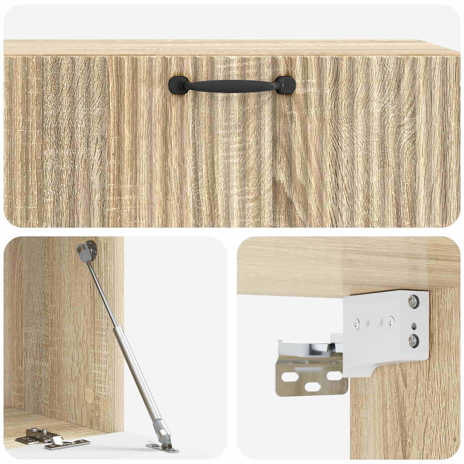 TV ormar za zid Hrast sonoma 98 x 41 x 30 cm Konstruirano drvo