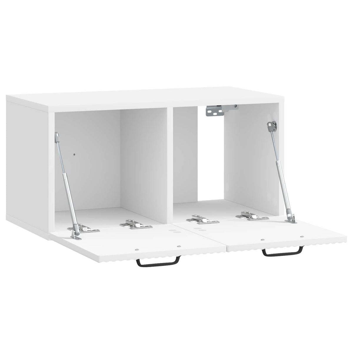TV ormar za zid Zidne Bijela visokog sjaja 59,5 x 31 x 30 cm