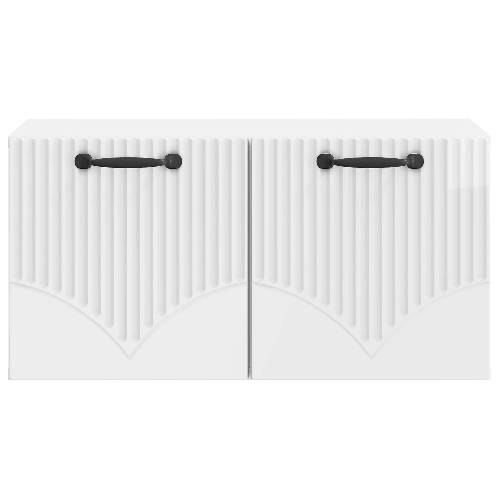 TV ormar za zid Zidne Bijela visokog sjaja 59,5 x 31 x 30 cm