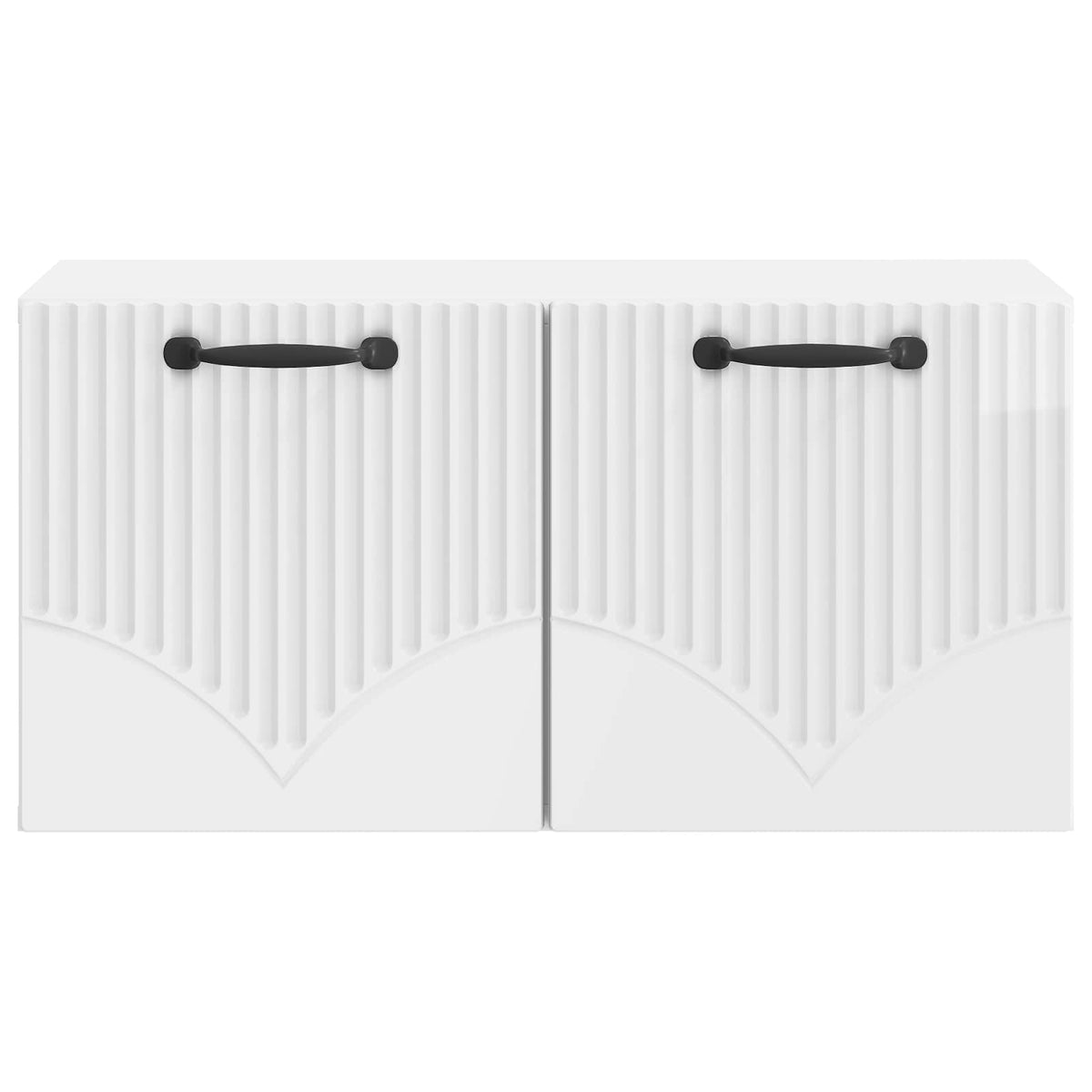 TV ormar za zid Zidne Bijela visokog sjaja 59,5 x 31 x 30 cm