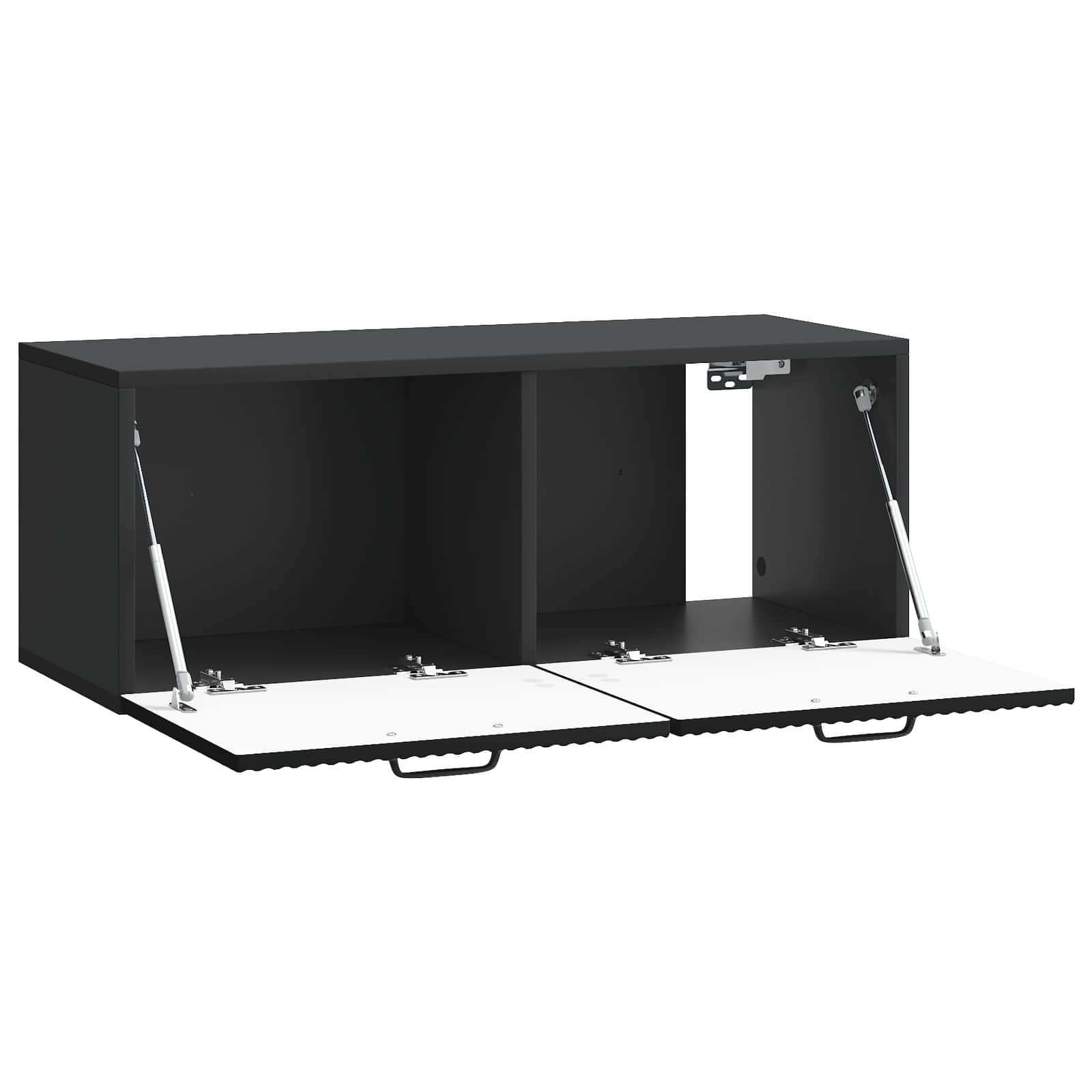 TV ormar za zid Zidne Crna 78,5 x 31 x 30 cm Konstruirano drvo