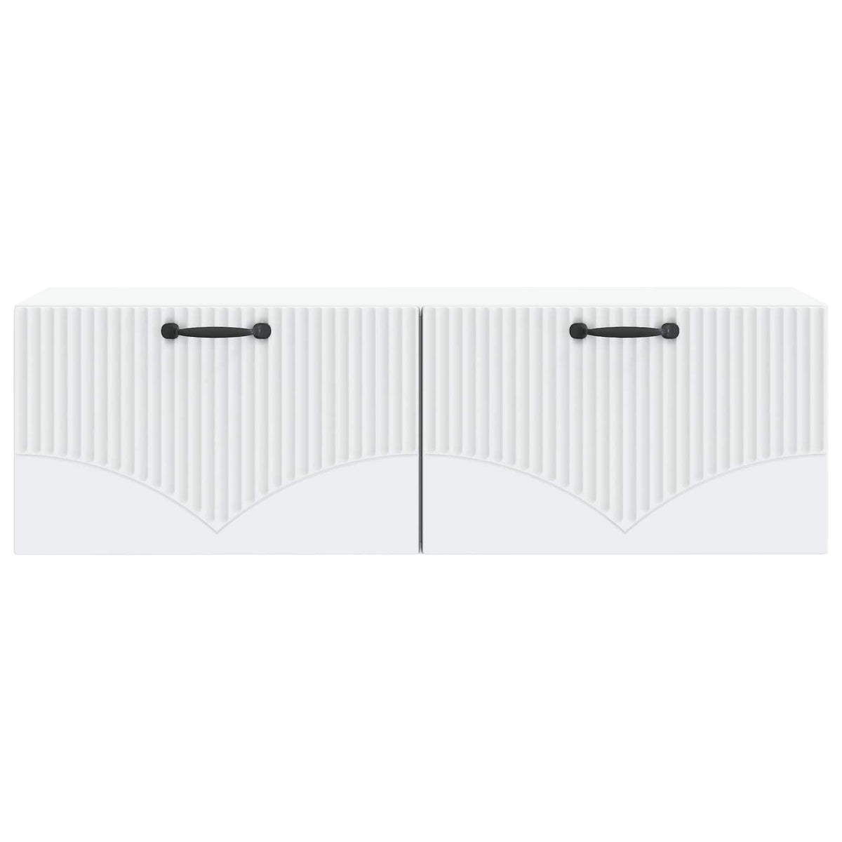 TV ormar za zid Zidne Bijela 98 x 31 x 30 cm Konstruirano drvo