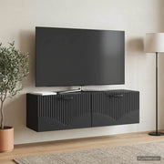 TV ormar za zid Zidne Crna 98 x 31 x 30 cm Konstruirano drvo