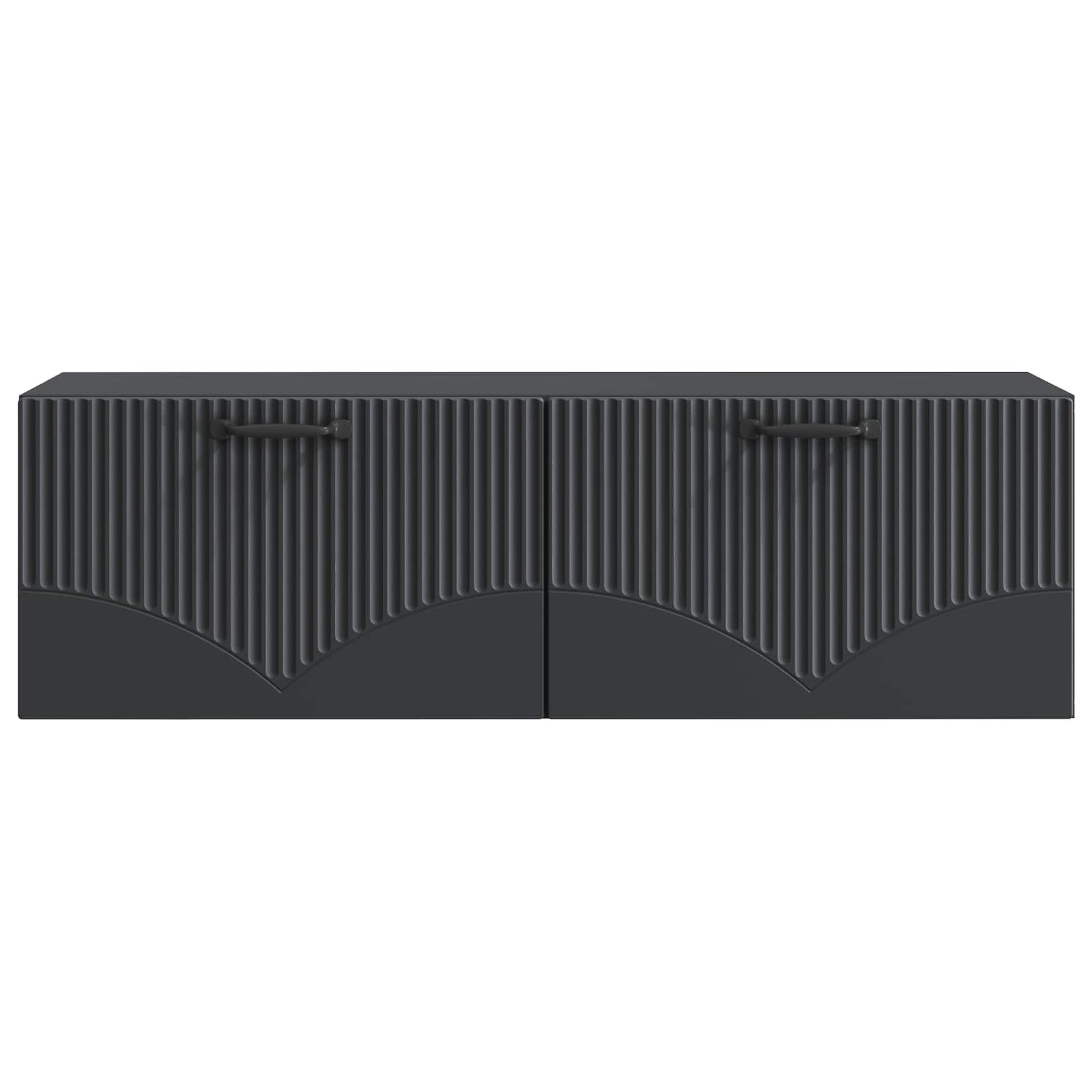 TV ormar za zid Zidne Crna 98 x 31 x 30 cm Konstruirano drvo