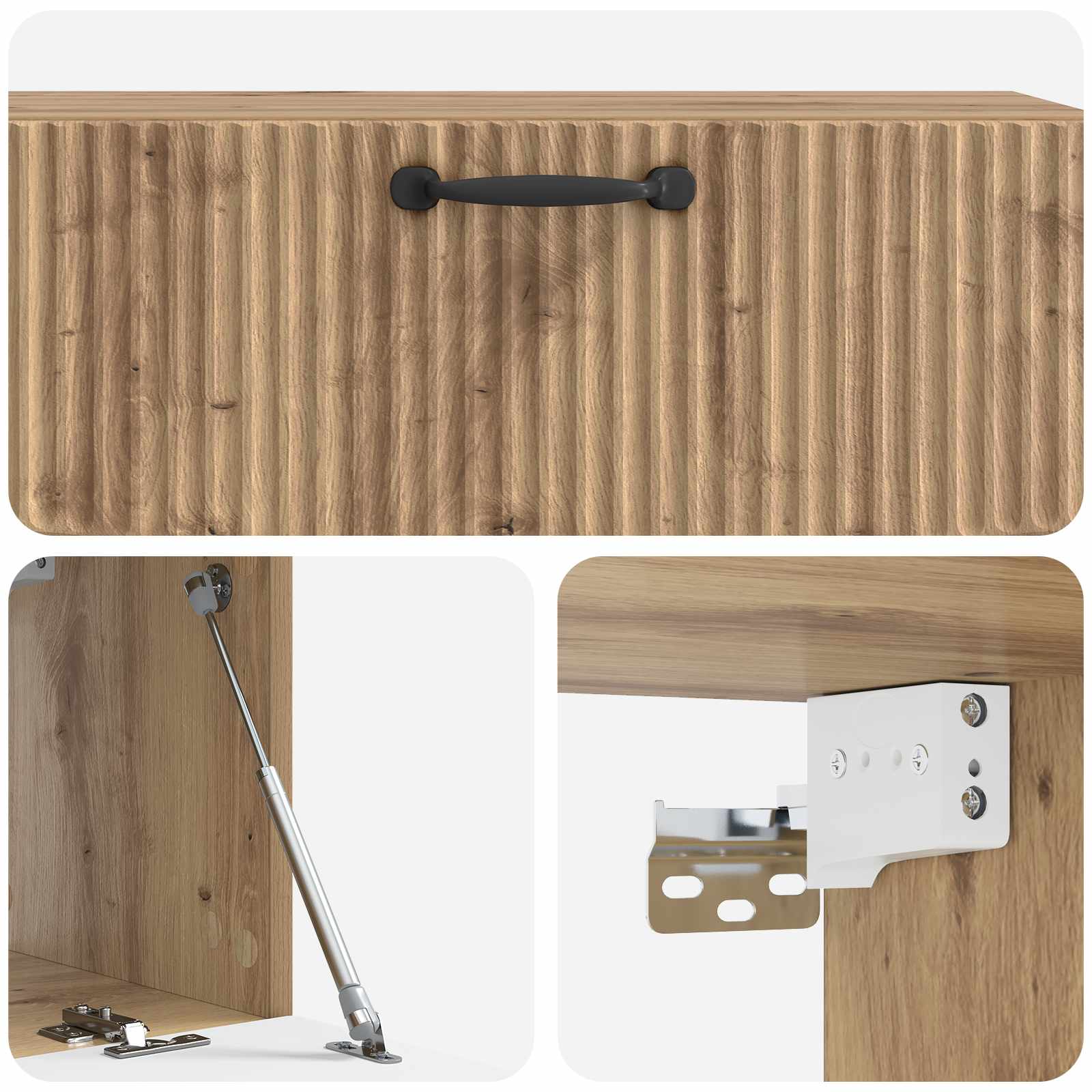 TV ormar za zid Hrast artisan 98 x 31 x 30 cm Konstruirano drvo