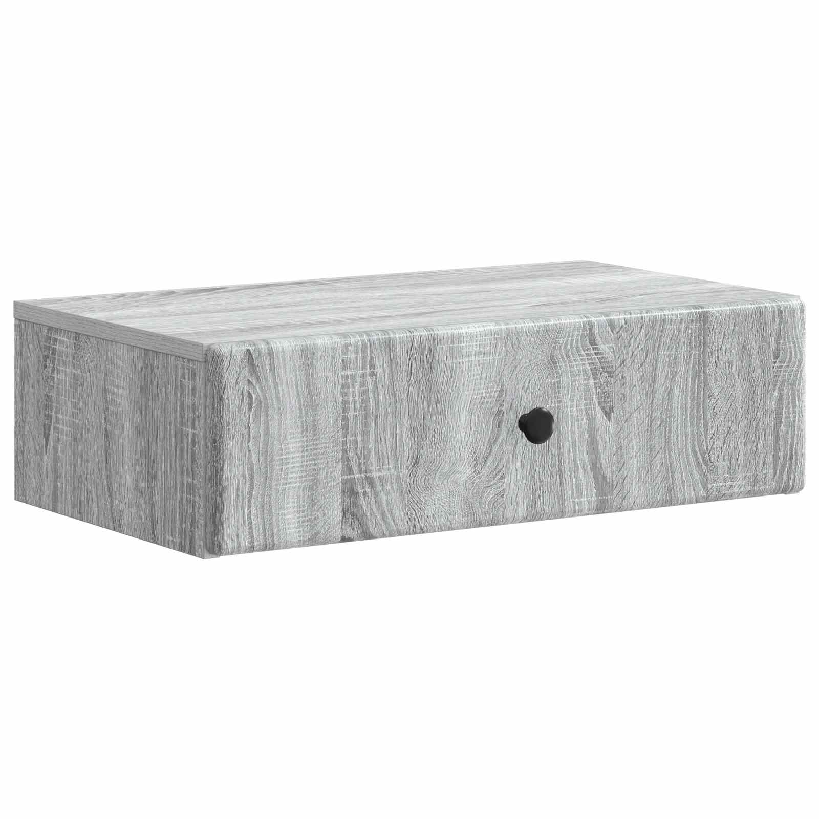 Stolna montirana na zid Siva sonoma 59 x 34,5 x 17 cm