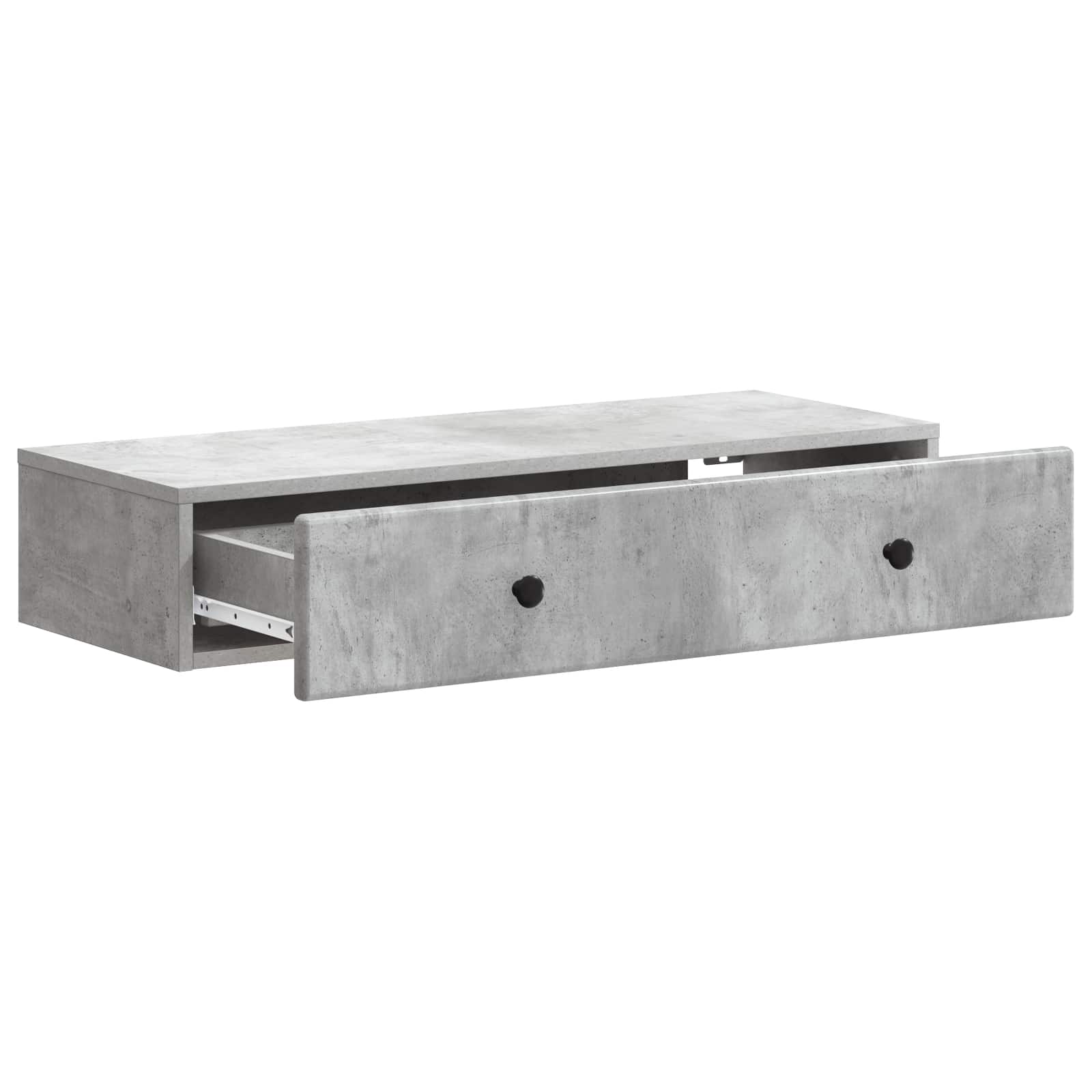Stolna montirana na zid Betonska siva 87,5 x 34,5 x 17 cm