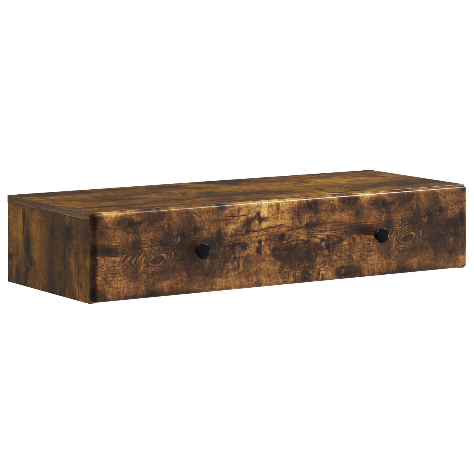Stolna montirana na zid Dimljeni hrast 87,5 x 34,5 x 17 cm