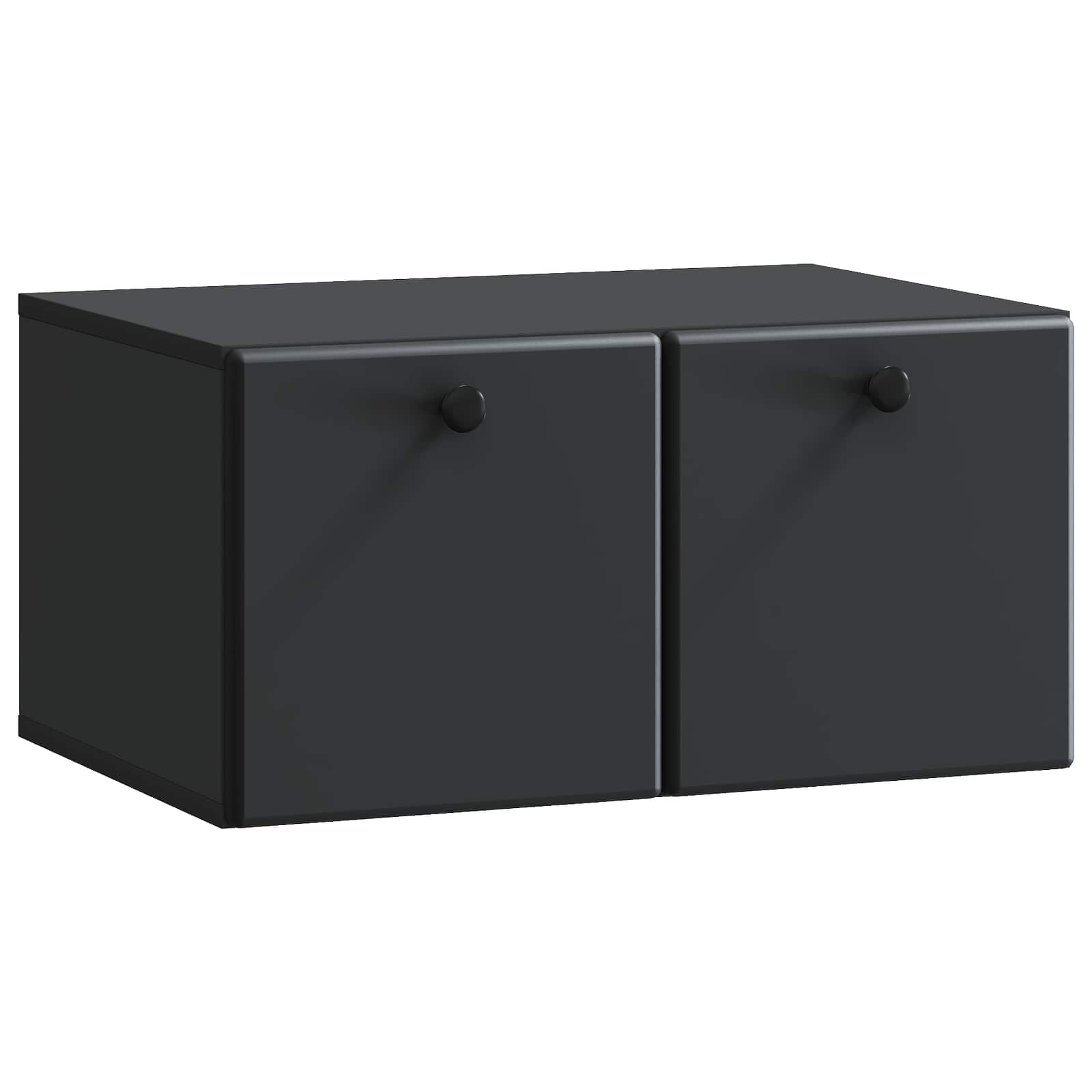 TV ormar za zid 59,5 x 41 x 30 cm Crna Konstruirano drvo Zidne