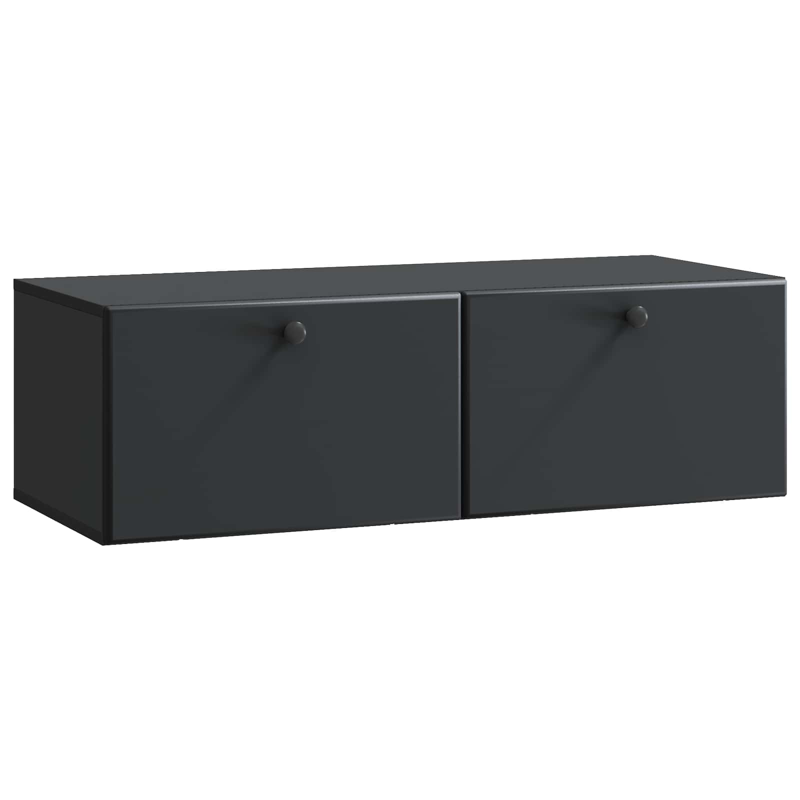 TV ormar za zid 98 x 41 x 30 cm Crna Konstruirano drvo Zidne