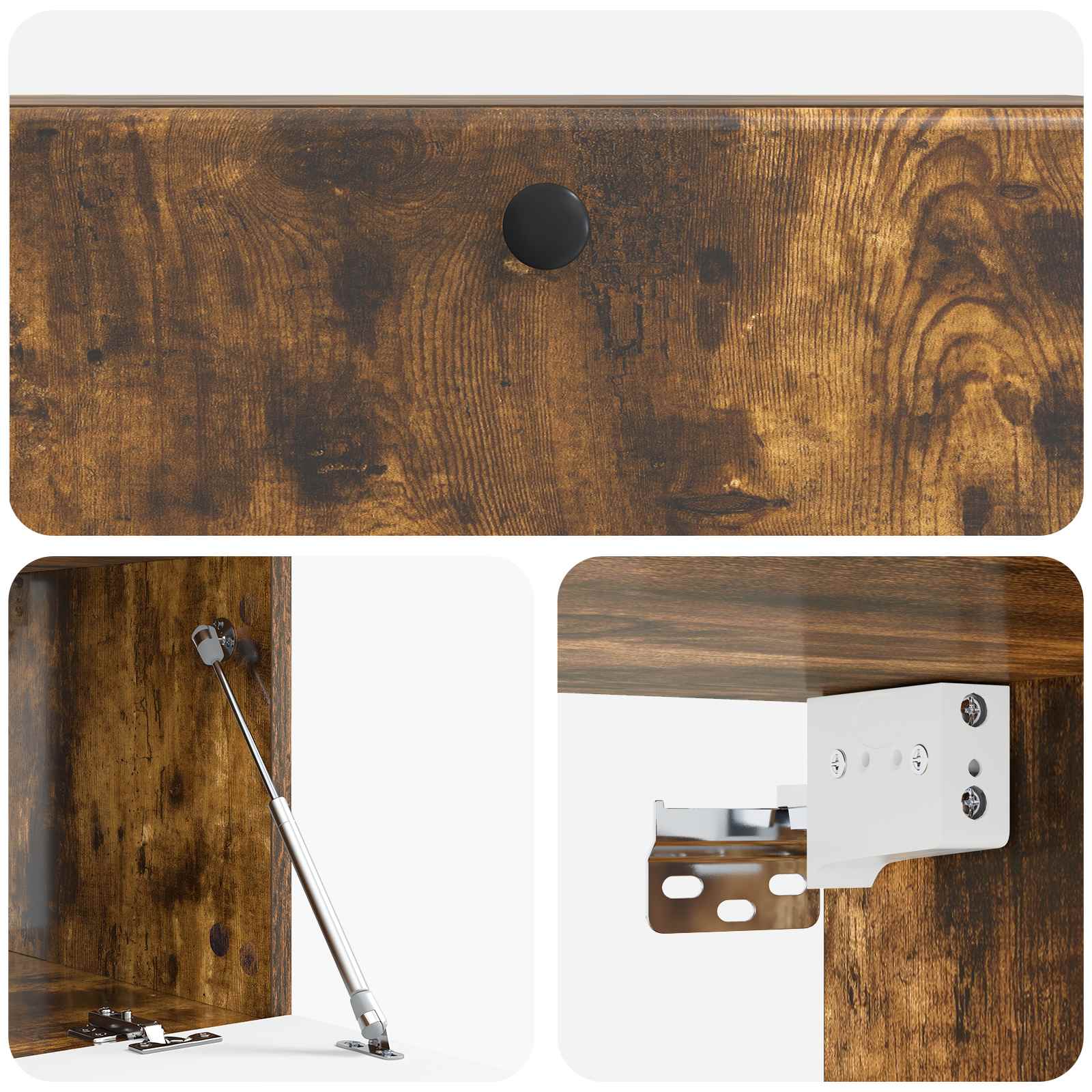 TV ormar za zid 98 x 41 x 30 cm Dimljeni hrast