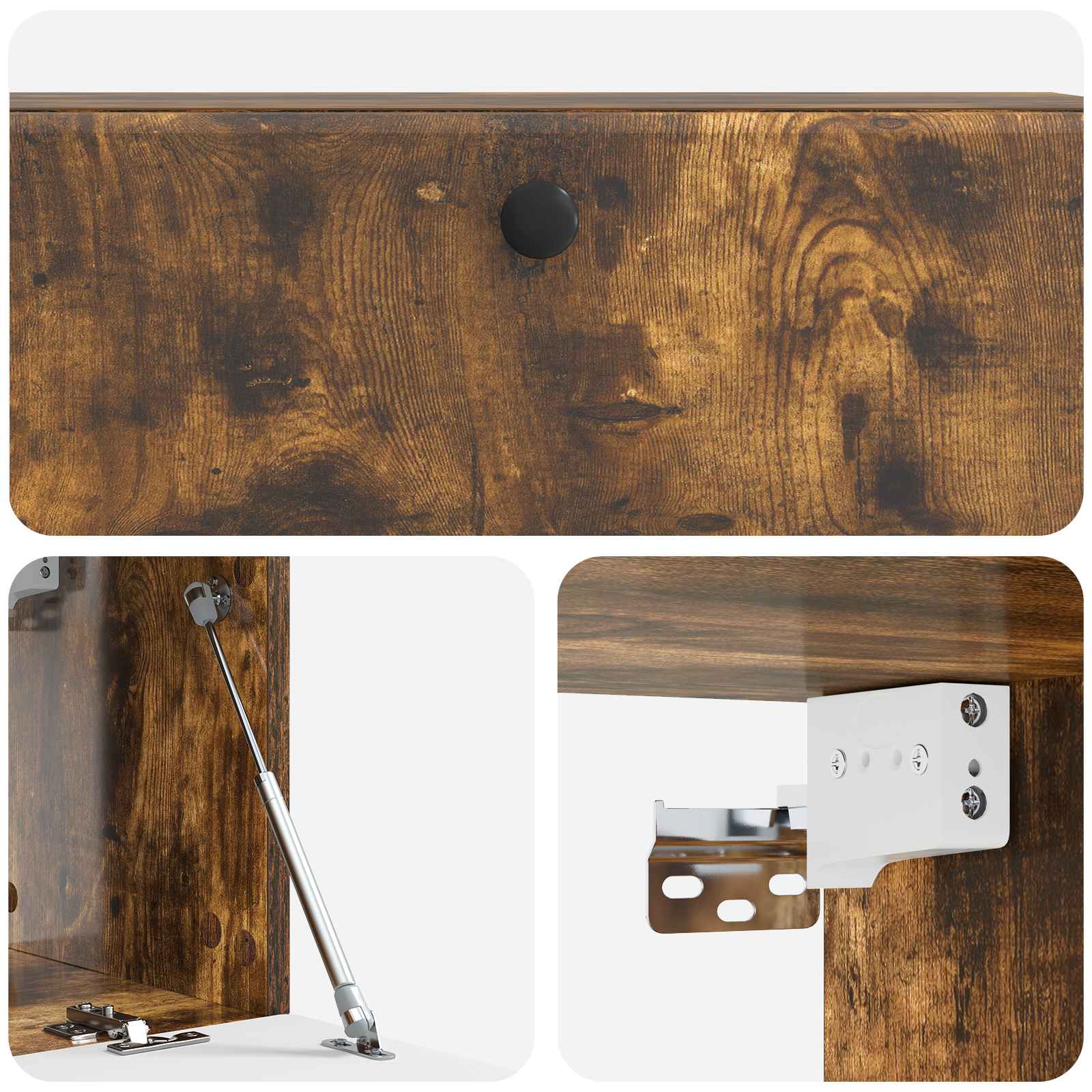 TV ormar za zid 98 x 31 x 30 cm Dimljeni hrast