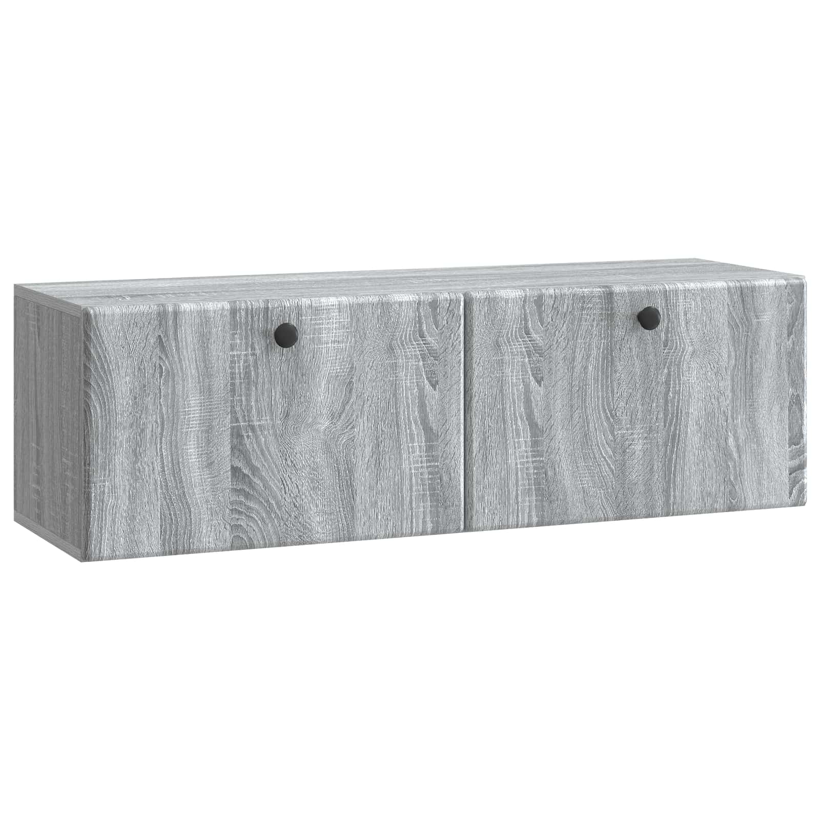 TV ormar za zid 98 x 31 x 30 cm Siva Sonoma Konstruirano drvo