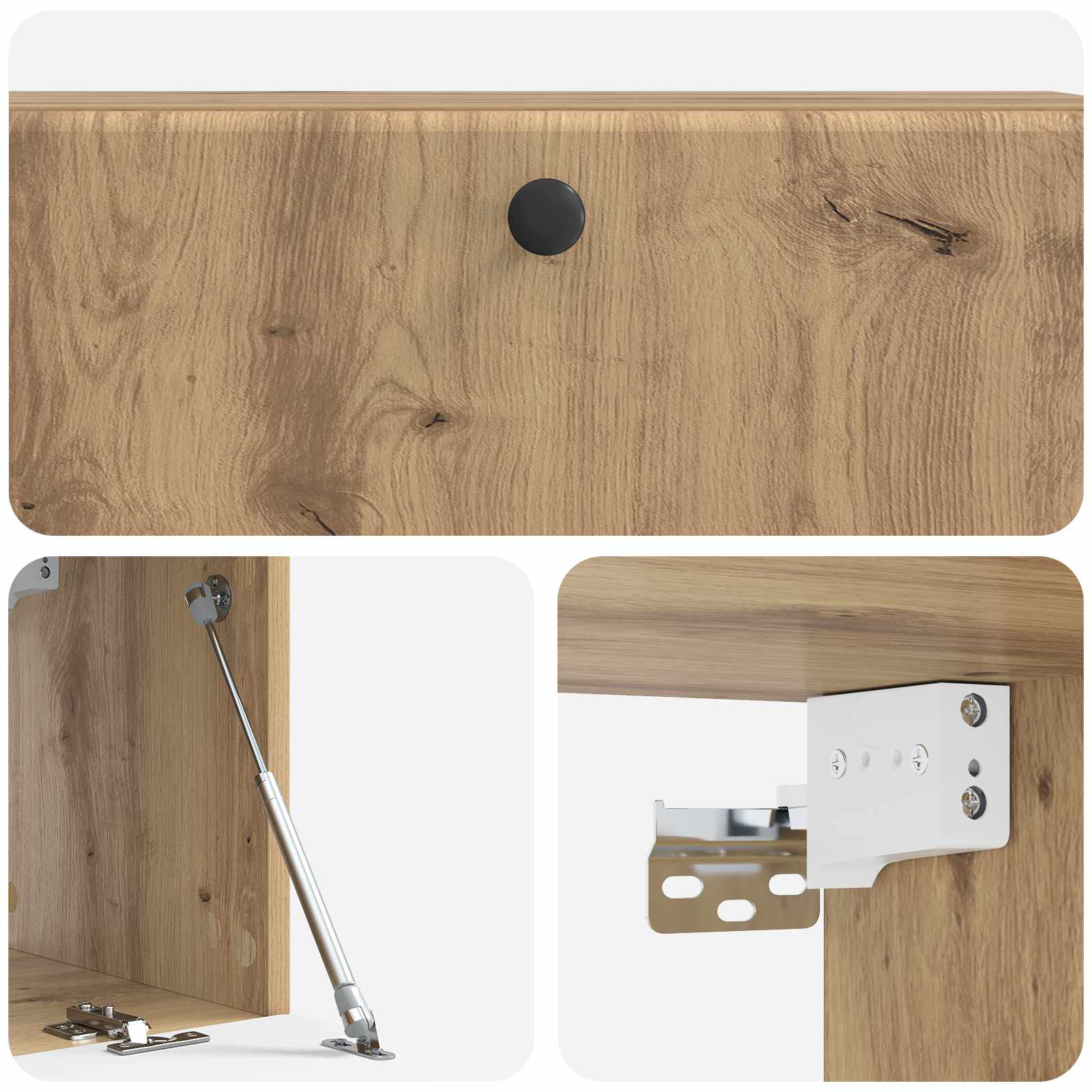 TV ormar za zid 98 x 31 x 30 cm Hrast artisan Konstruirano drvo