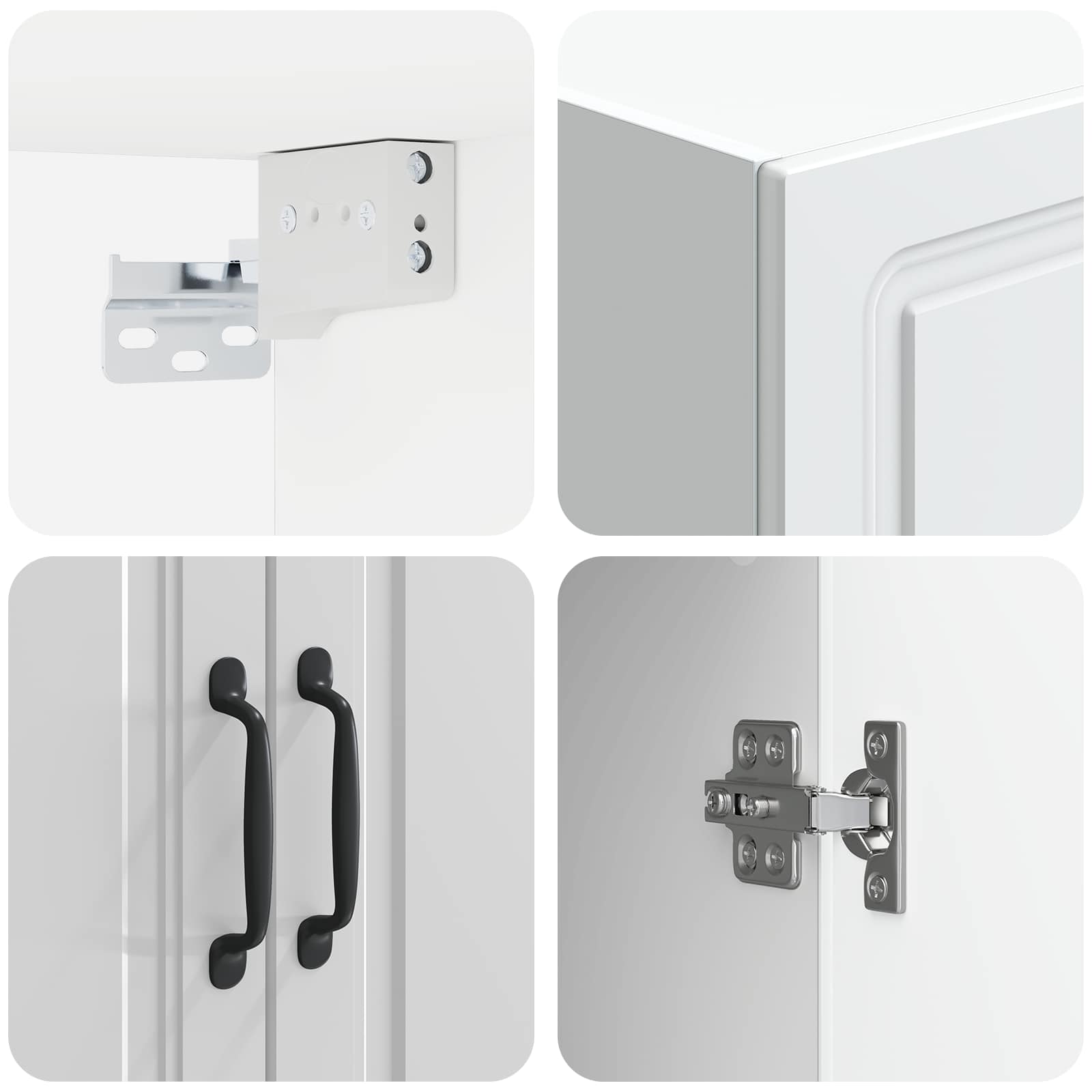 Ormar za montažu na zid Bijela visokog sjaja 59 x 31 x 60 cm