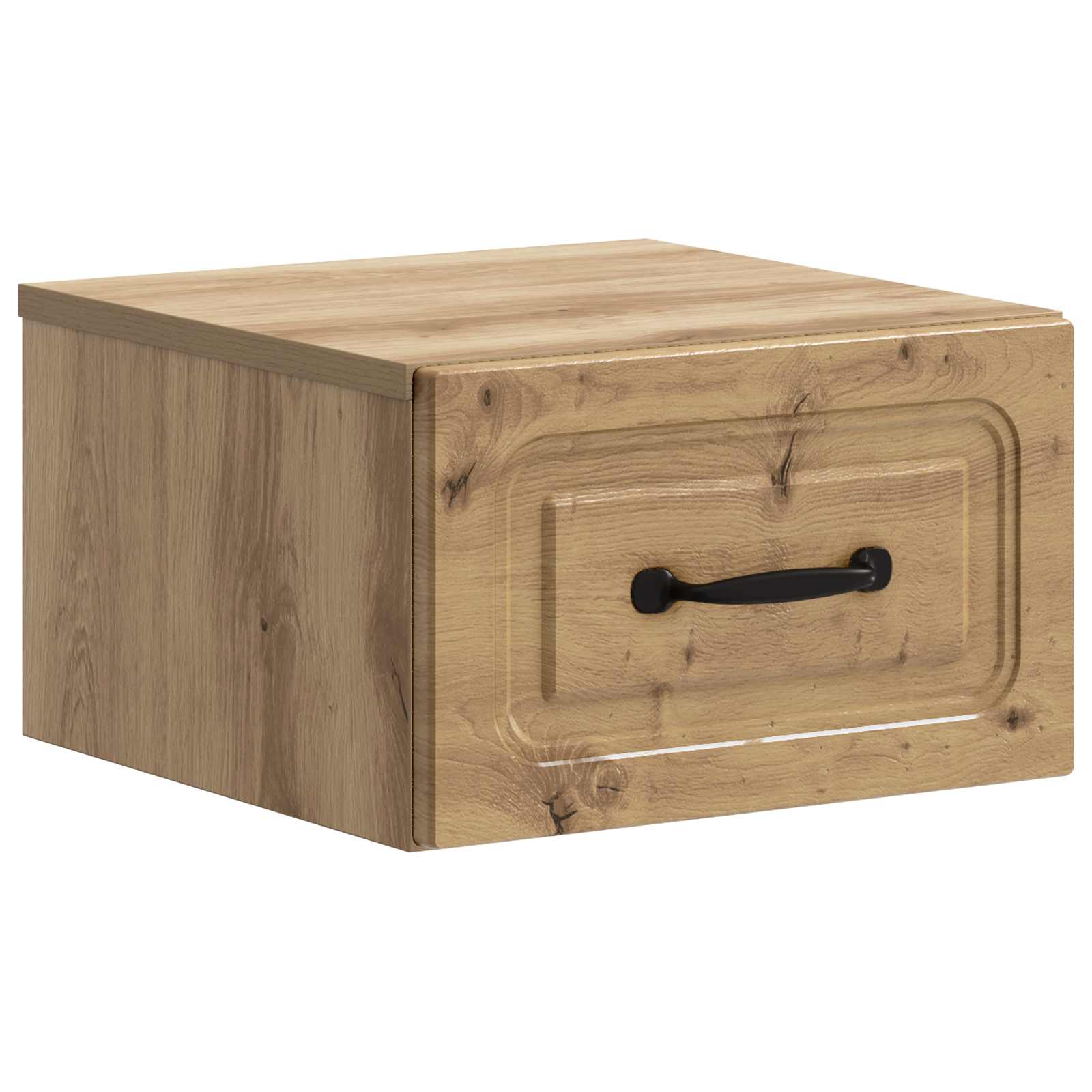 Noćni ormarić za montažu na zid s ladicama 2 pcs Hrast artisan