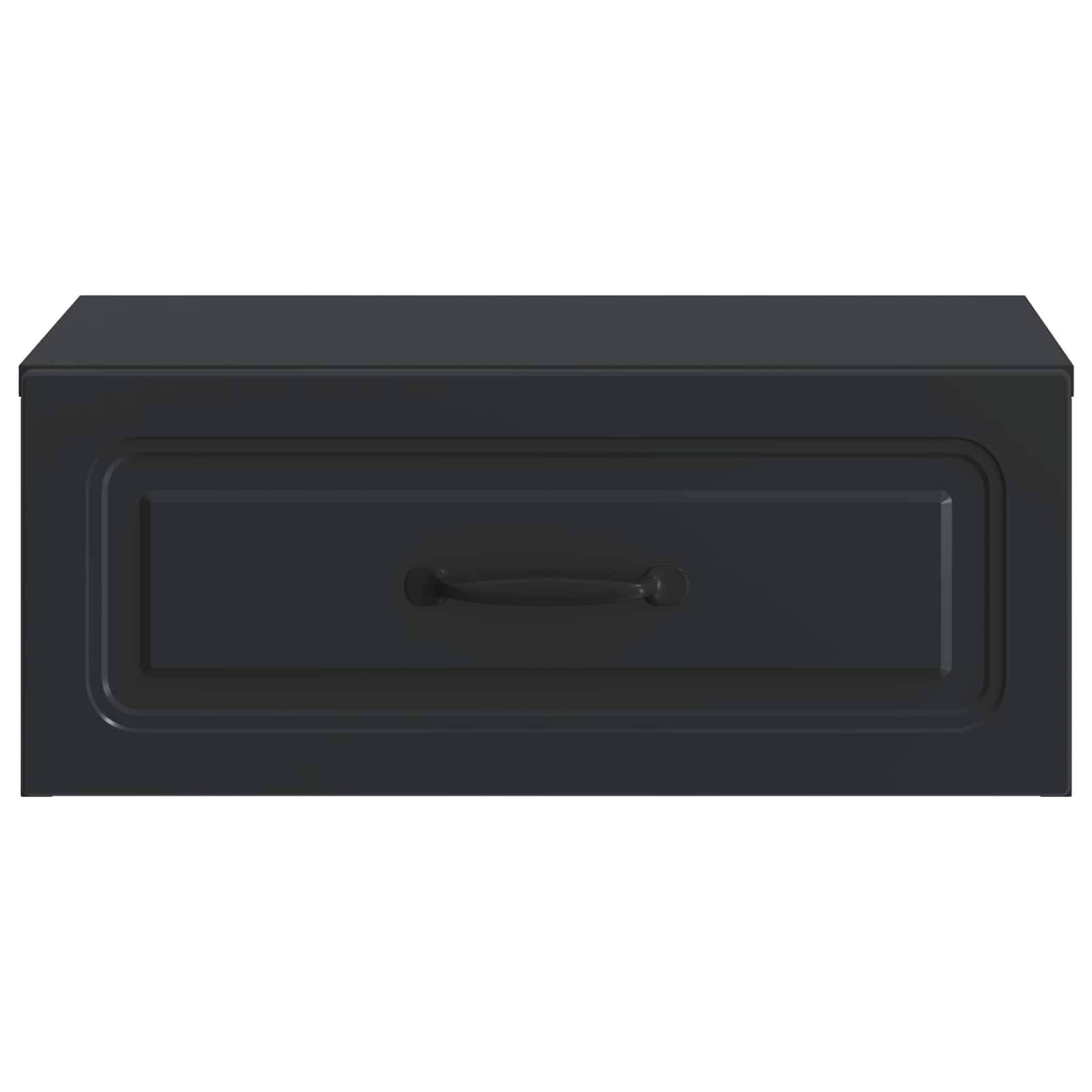 Noćni ormarić za montažu na zid 2 pcs Crna 49 x 34,5 x 20 cm