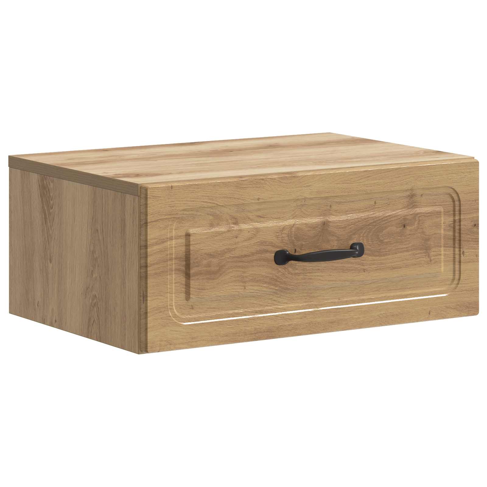 Noćni ormarić za montažu na zid s ladicama 2 pcs Hrast artisan