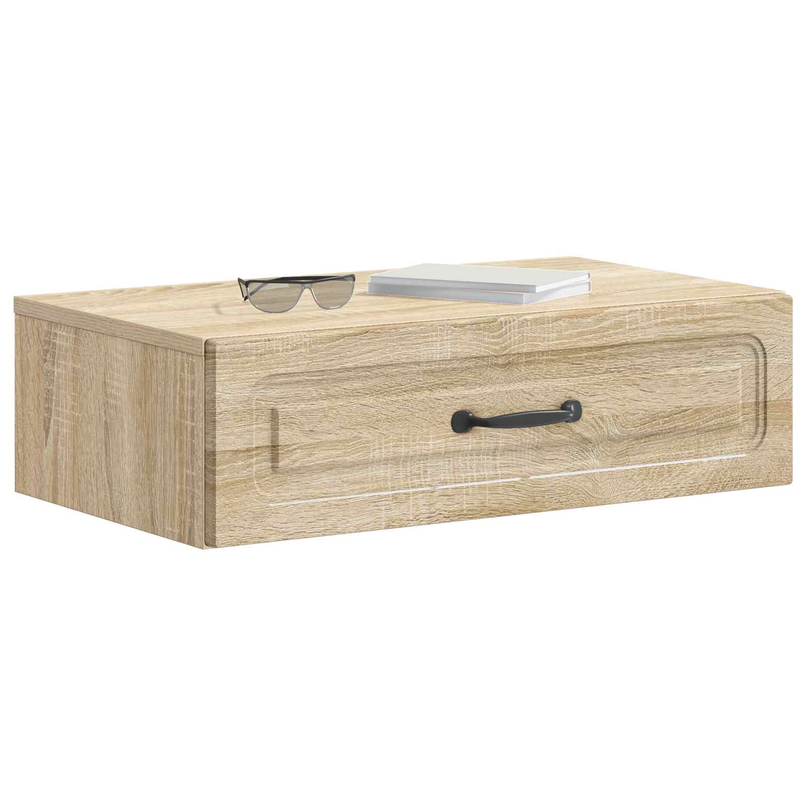 Stolna montirana na zid Hrast sonoma 59 x 34,5 x 17 cm