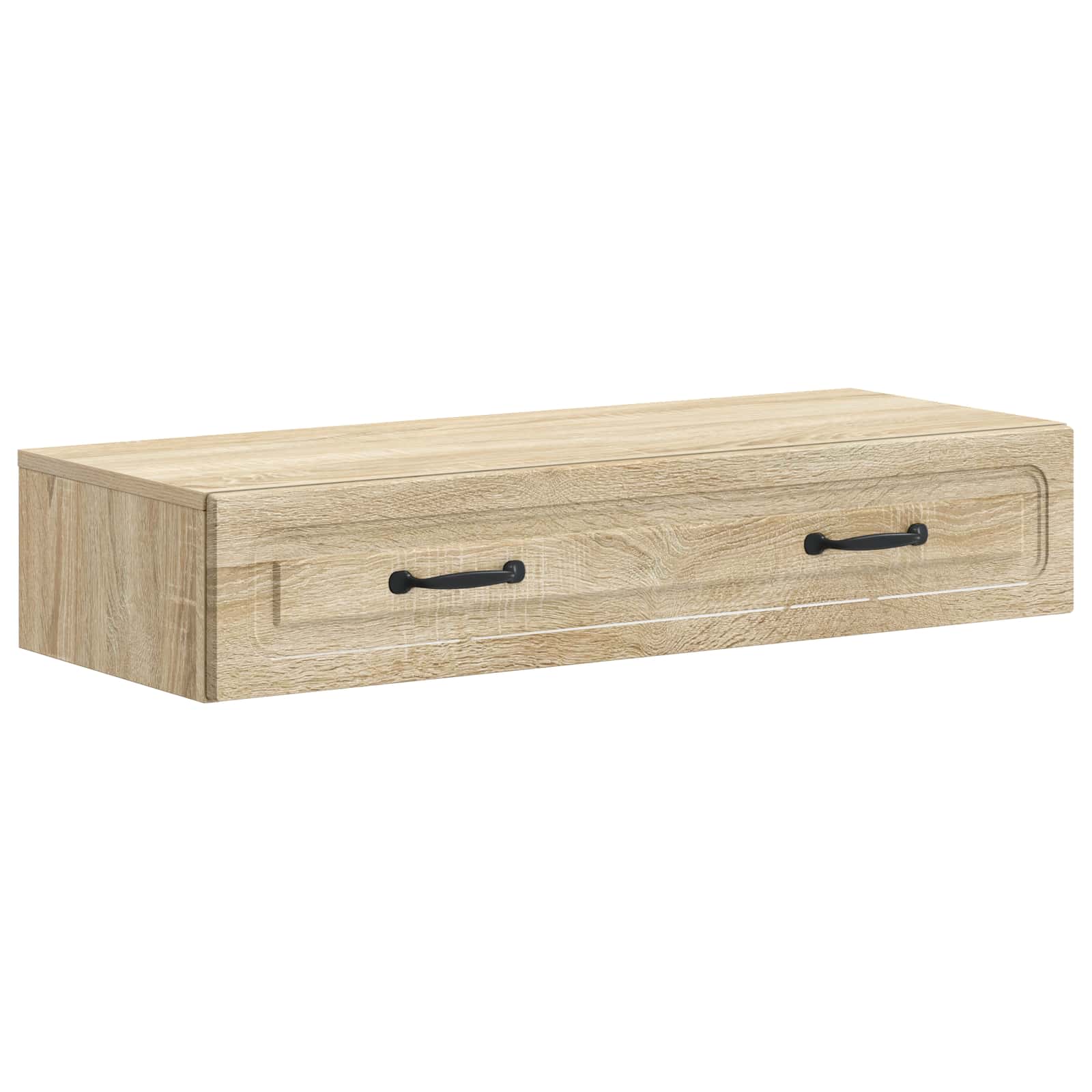 Stolna montirana na zid Hrast sonoma 87,5 x 34,5 x 17 cm