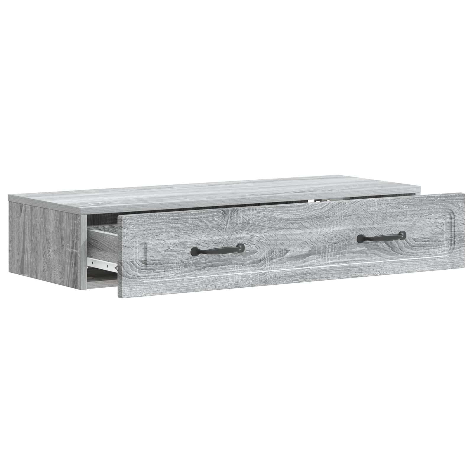 Stolna montirana na zid Siva sonoma 87,5 x 34,5 x 17 cm